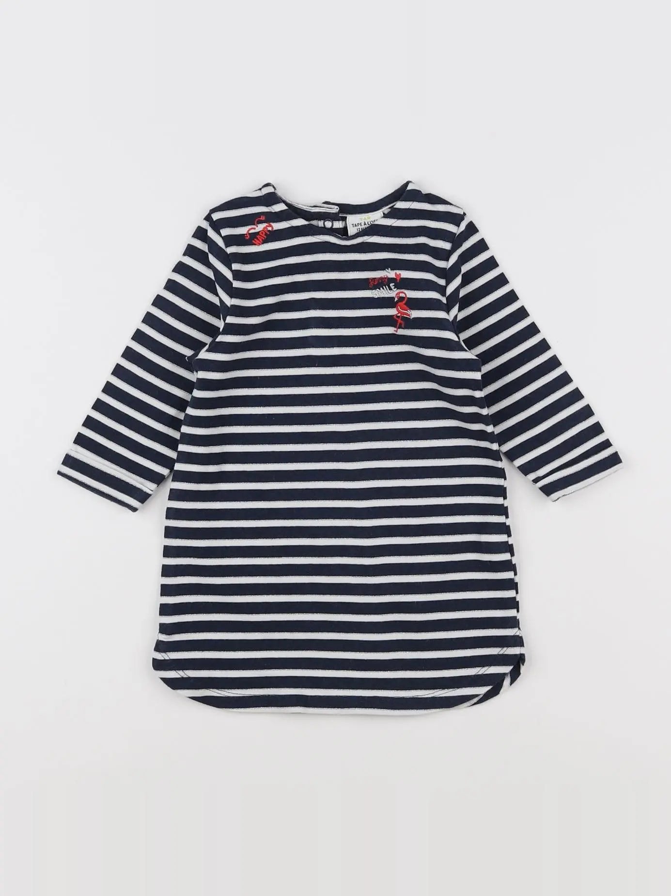 Tape à l'oeil - robe bleu - 12 mois