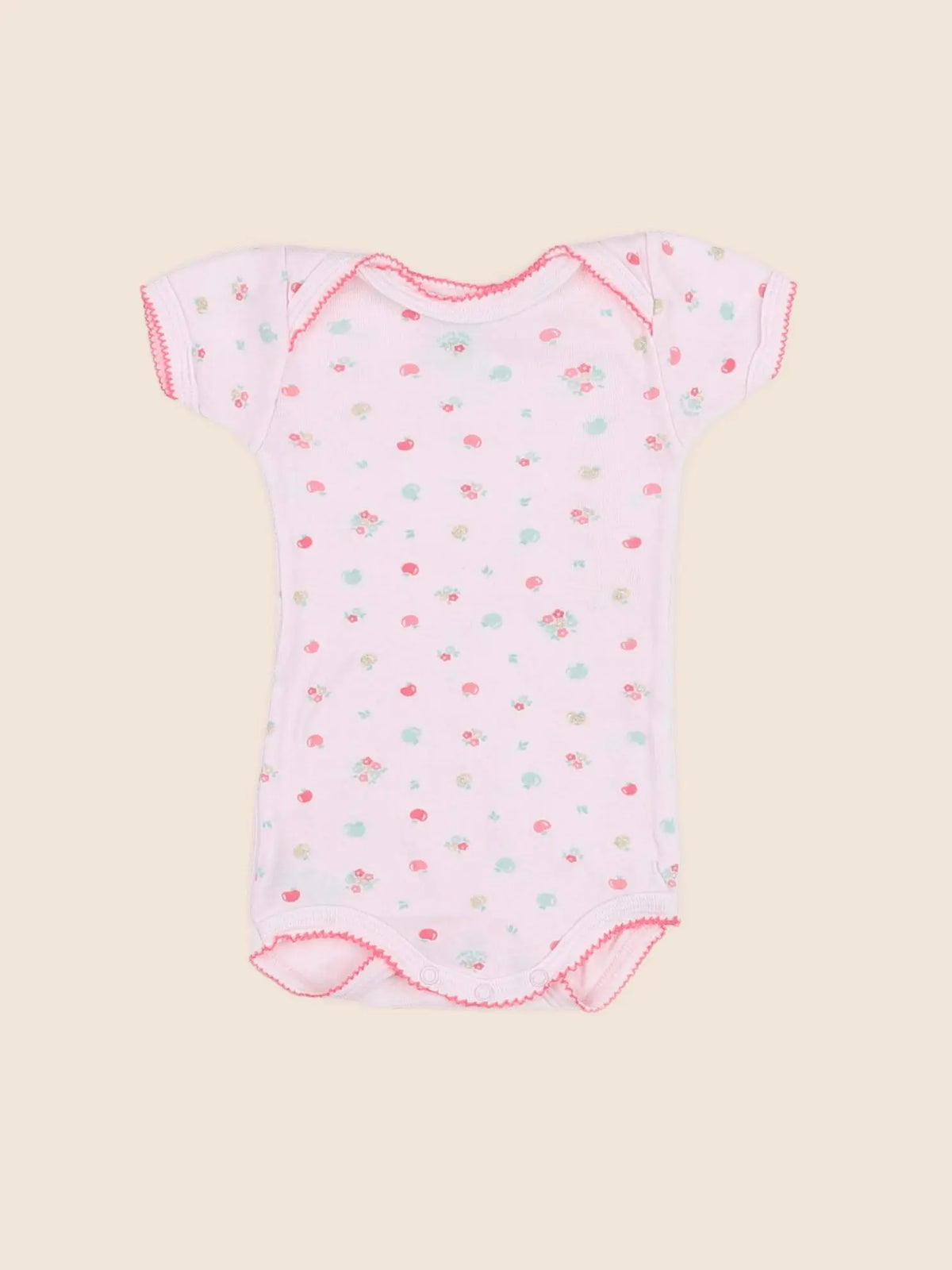 Petit Bateau - body rose - 3 mois