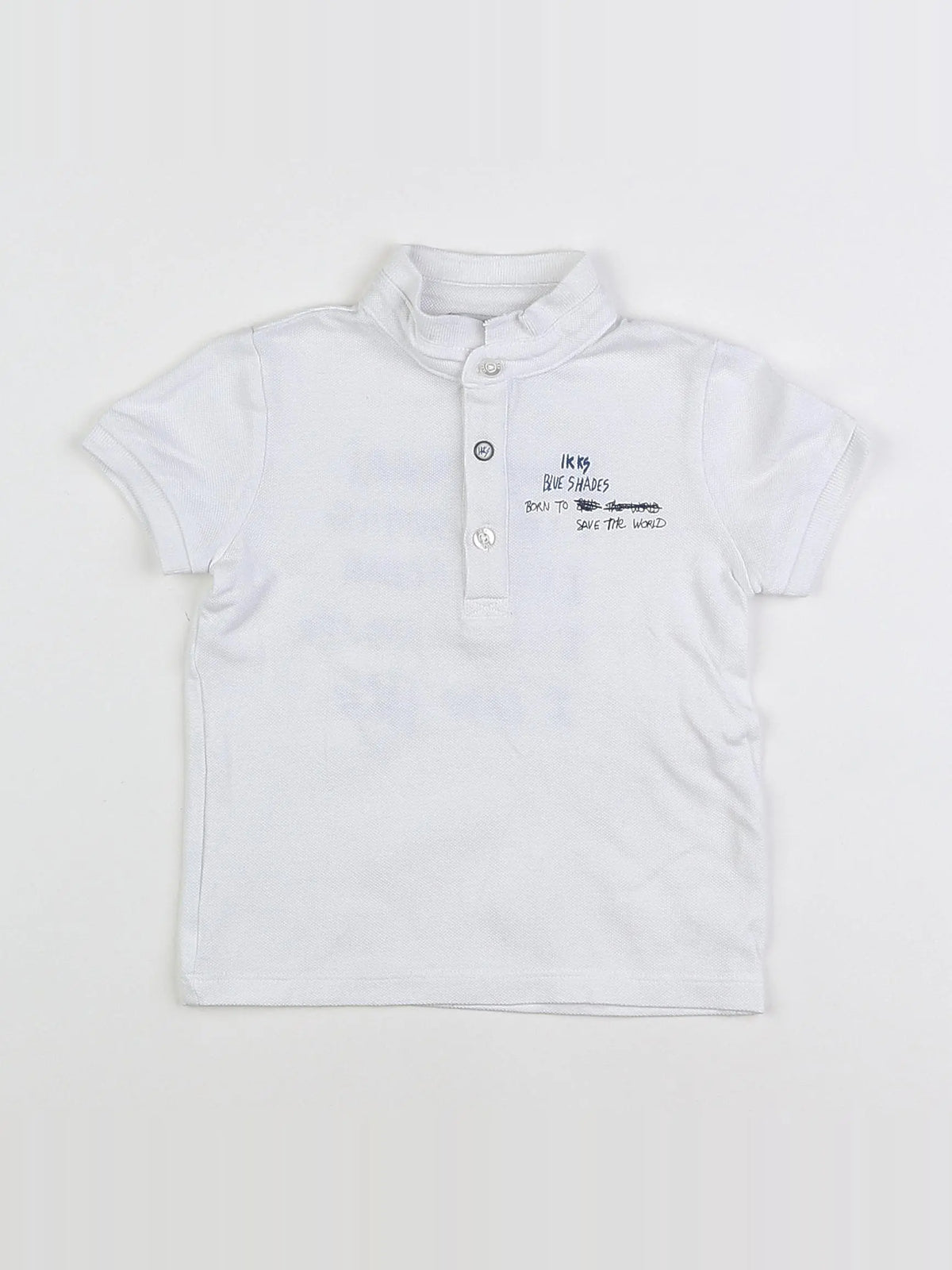 IKKS - tee-shirt imprimé au dos blanc - 18 mois