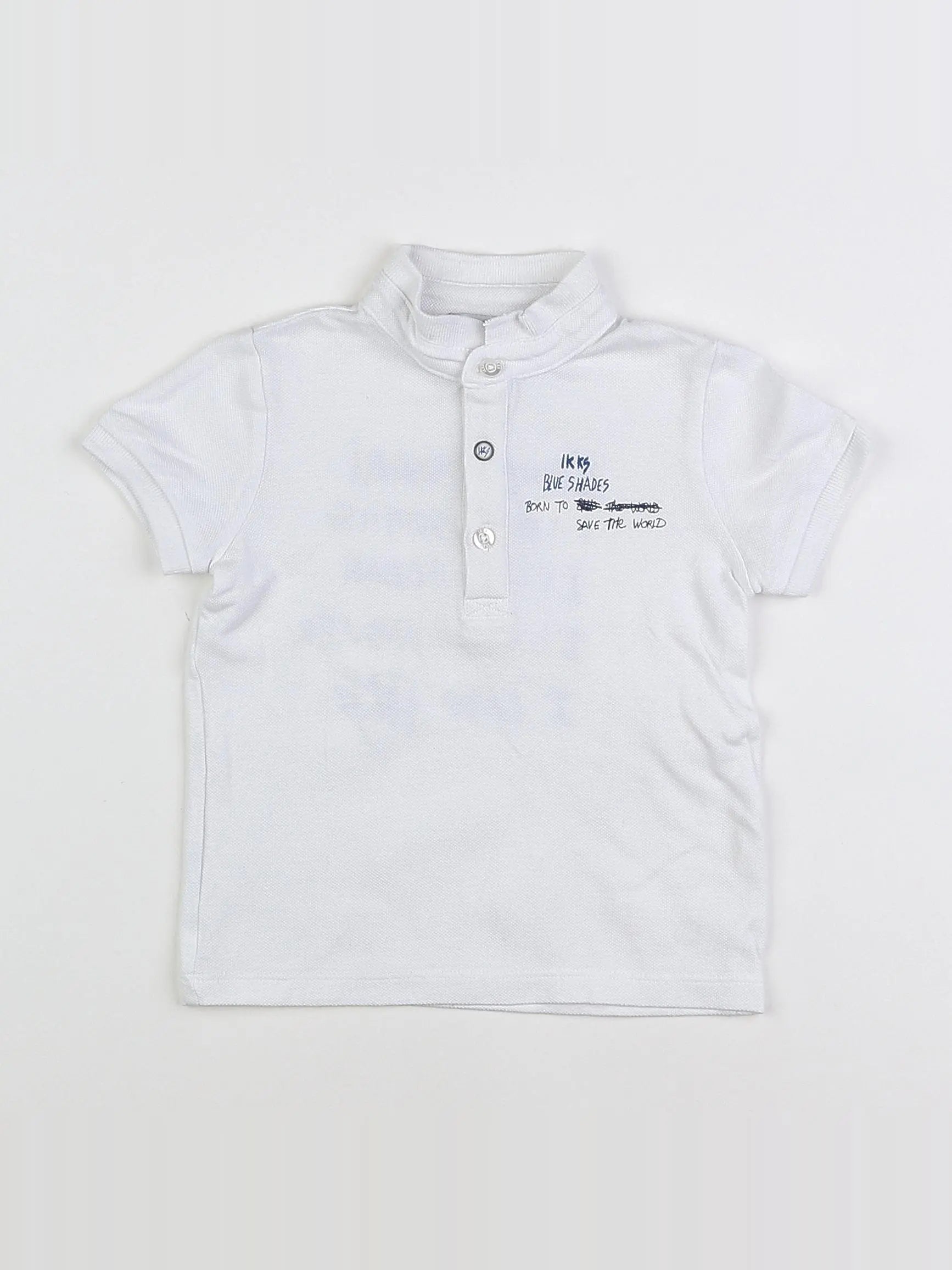 IKKS - tee-shirt imprimé au dos blanc - 18 mois
