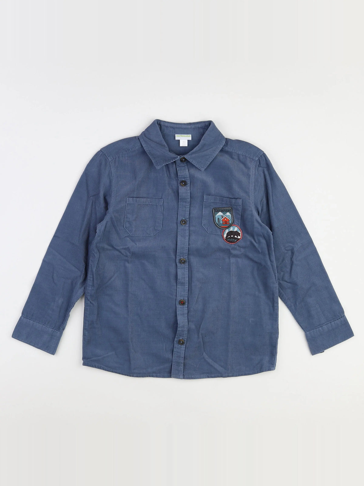 Vertbaudet - chemise bleu - 8 ans