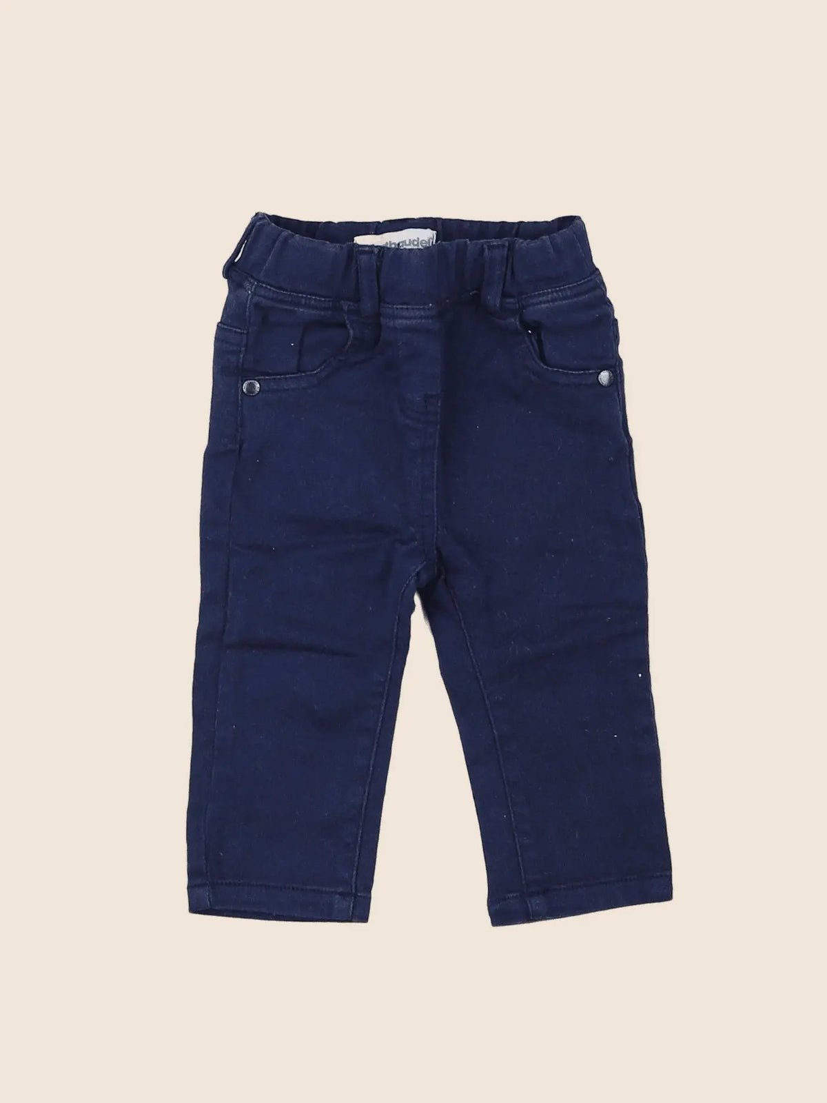 Vertbaudet - jegging bleu - 3 mois