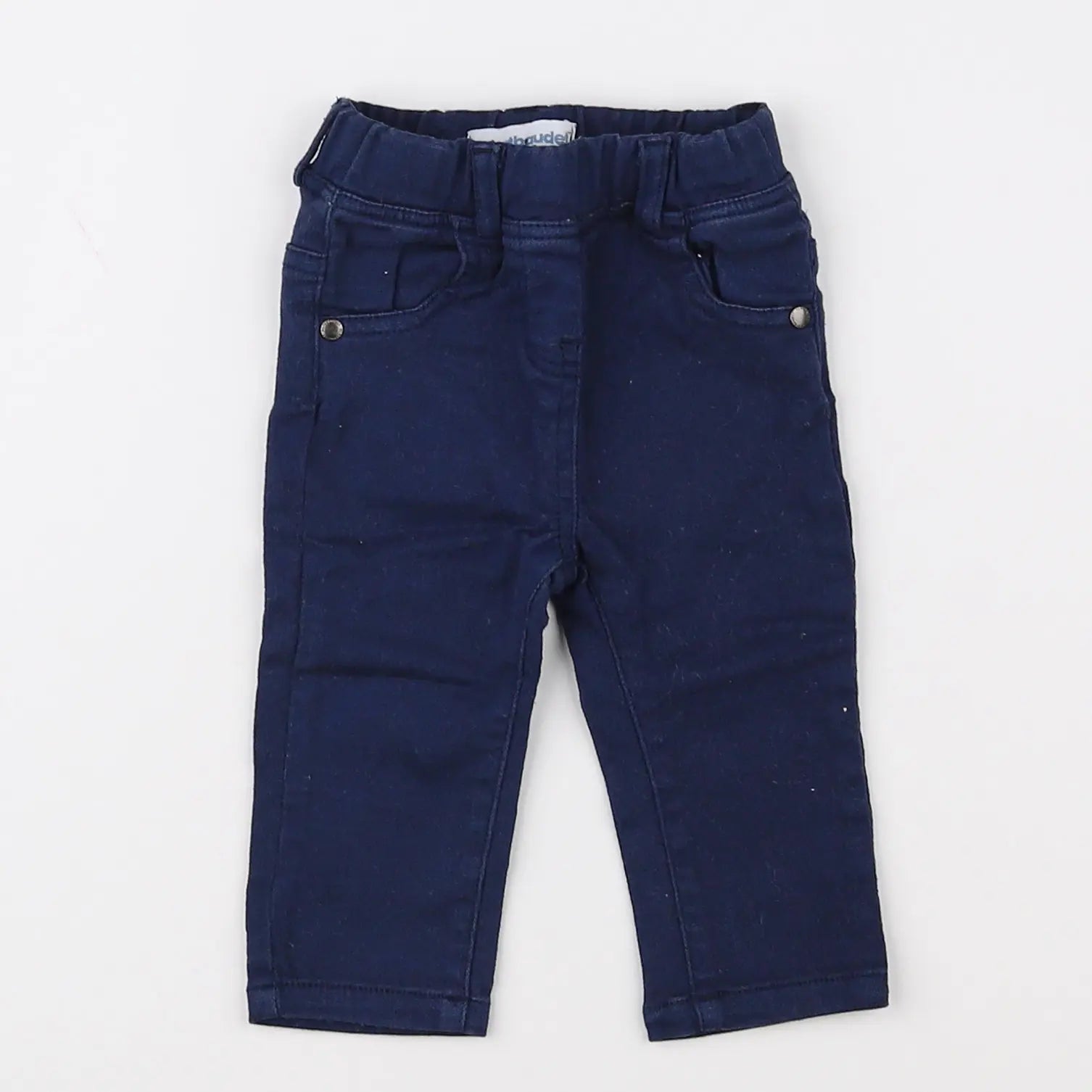 Vertbaudet - jegging bleu - 3 mois