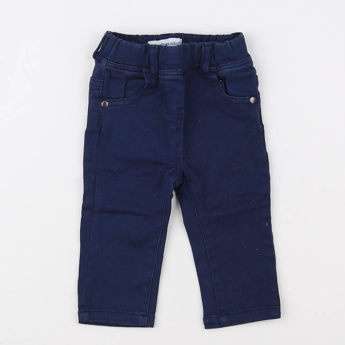 Vertbaudet - jegging bleu - 3 mois