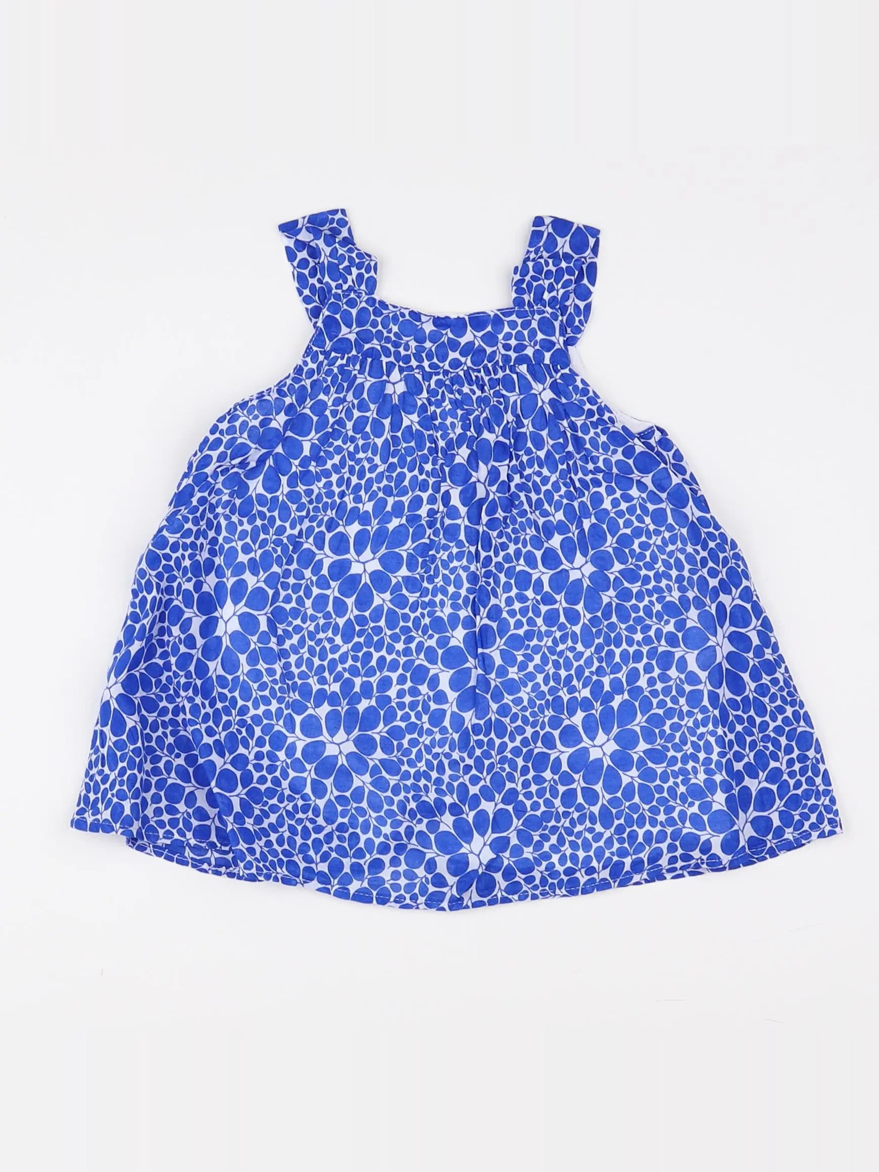 Absorba - robe blanc,bleu - 3 mois