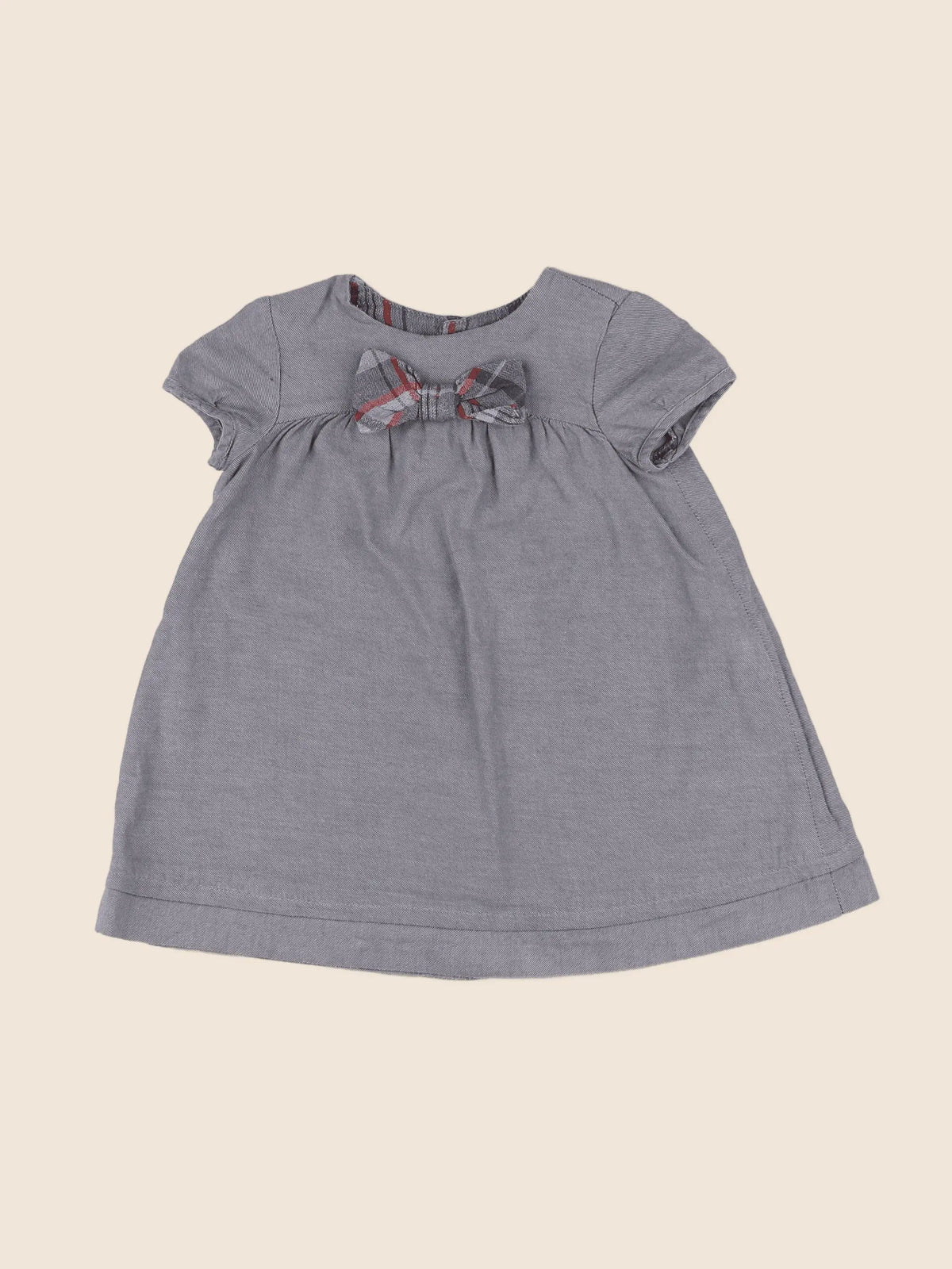 Zara - robe gris - 9/12 mois
