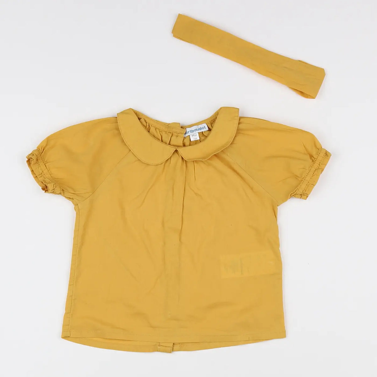 Vertbaudet - blouse jaune - 18 mois