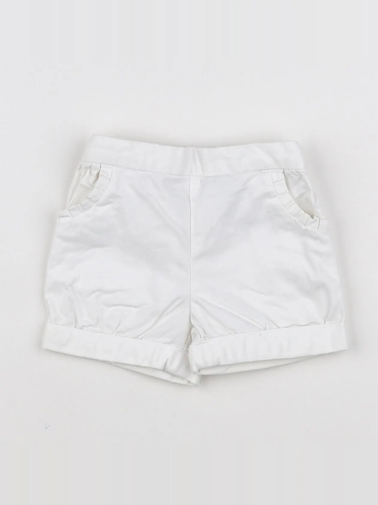 Jacadi - short blanc - 6 mois