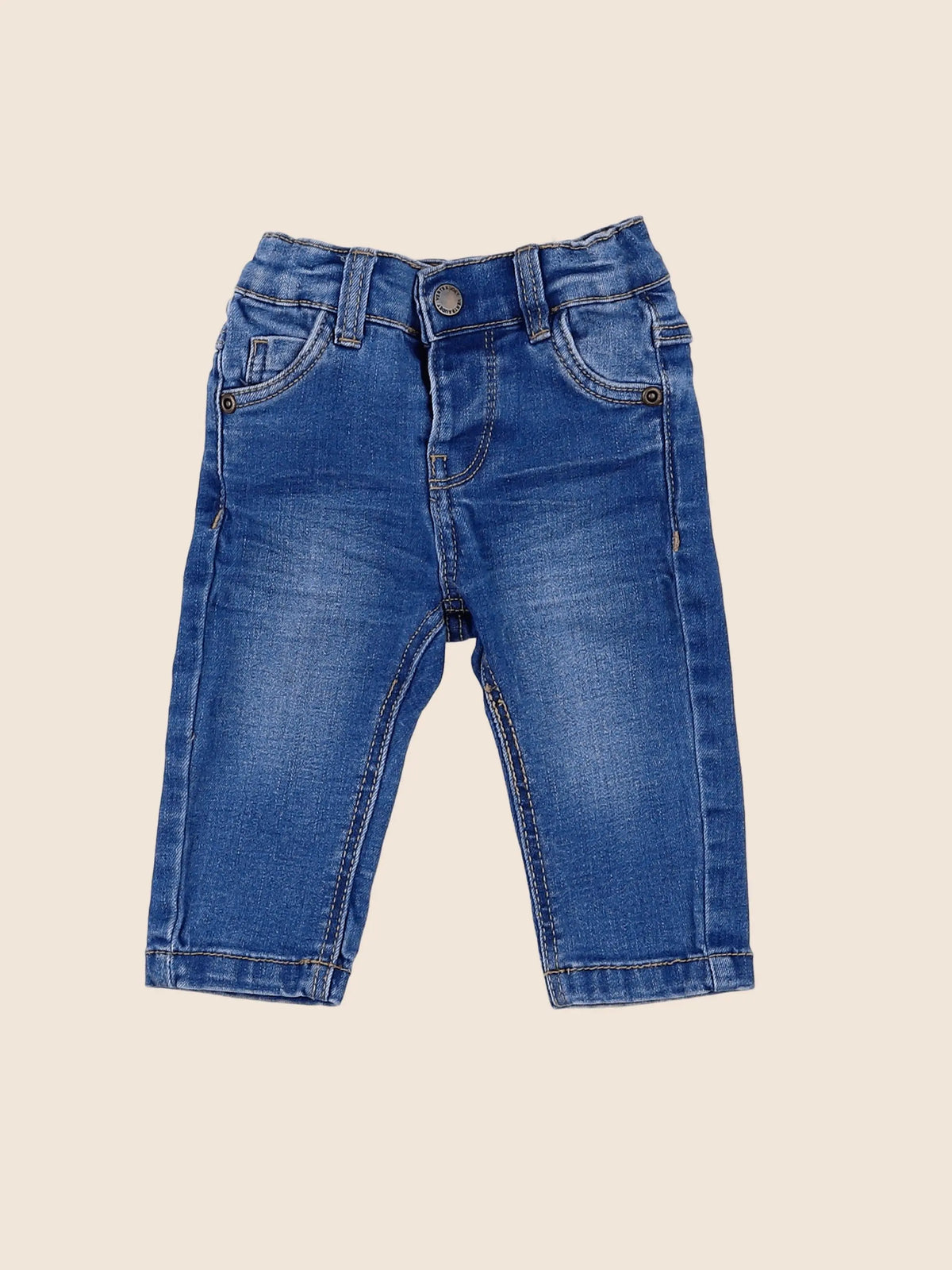Vertbaudet - jean bleu - 3 mois
