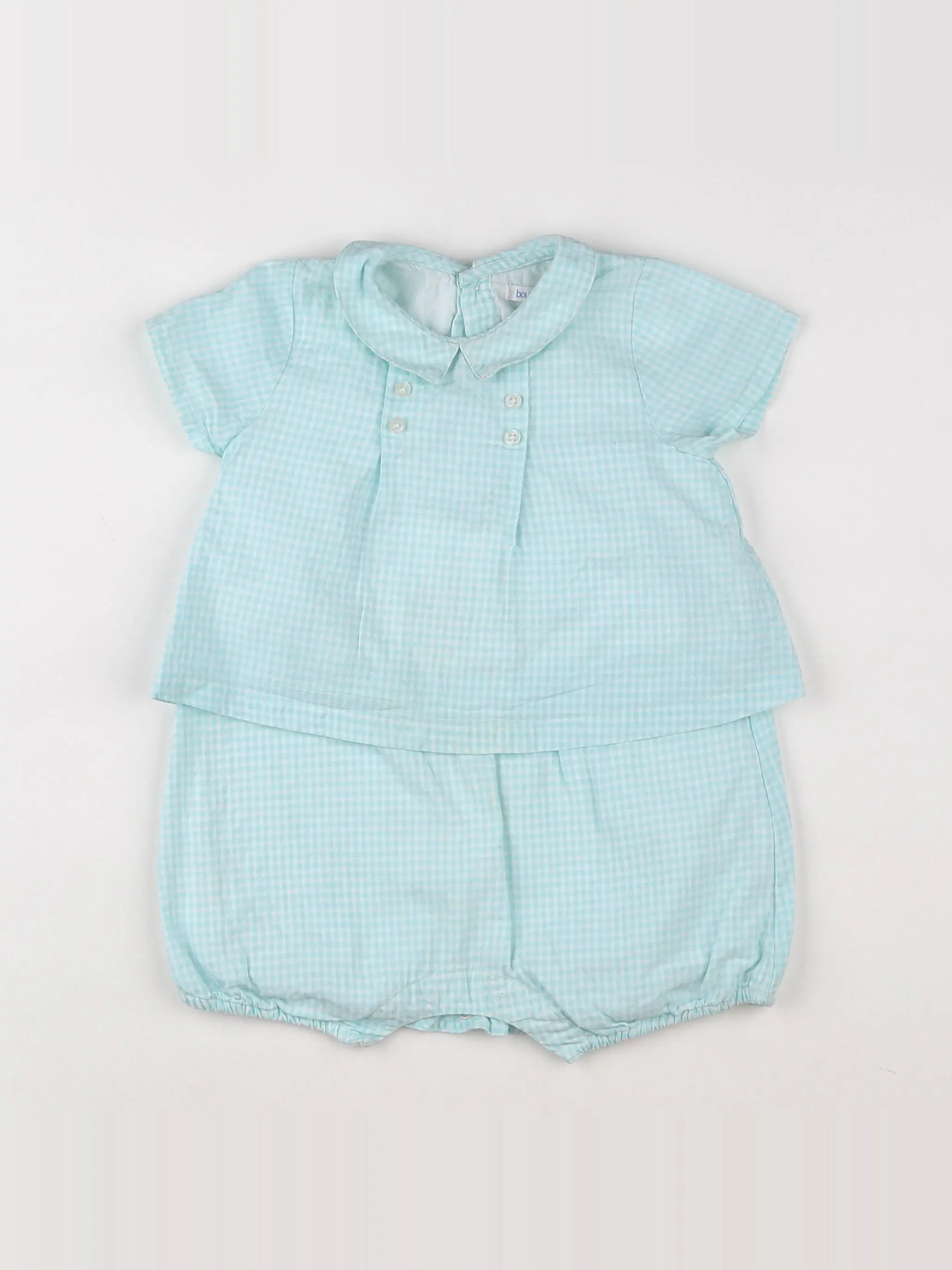 Boutchou - combinaison bleu - 9 mois