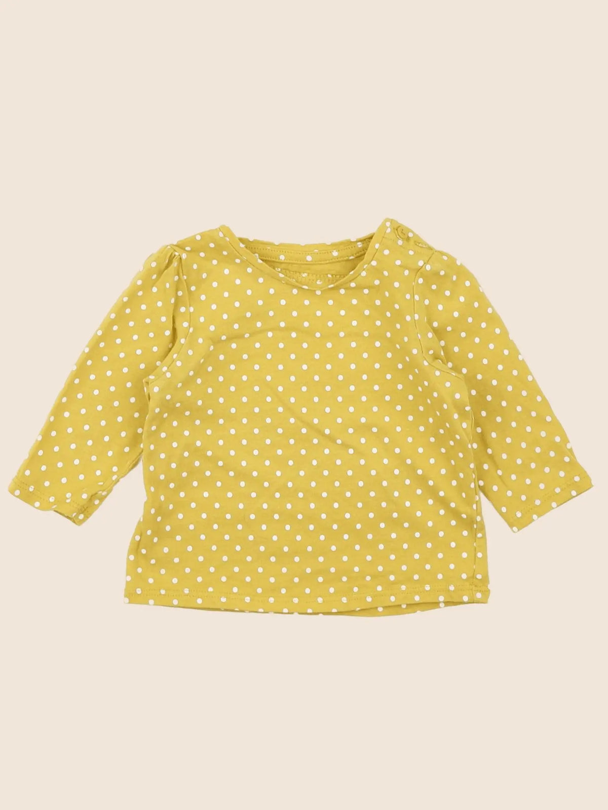 Vertbaudet - tee-shirt jaune - 3 mois