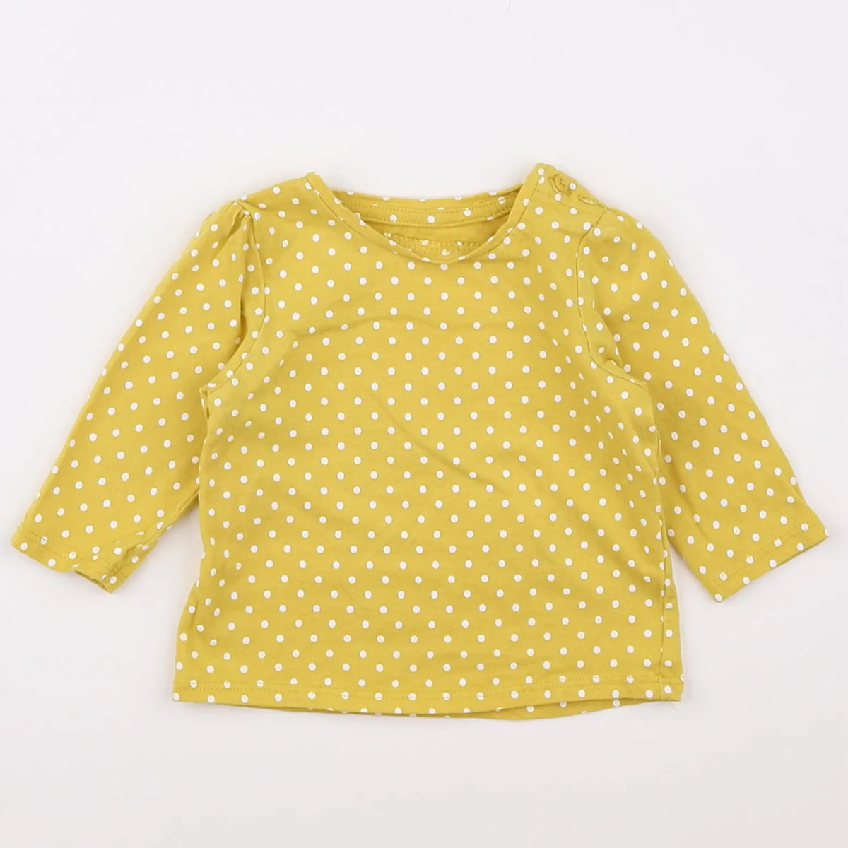 Vertbaudet - tee-shirt jaune - 3 mois