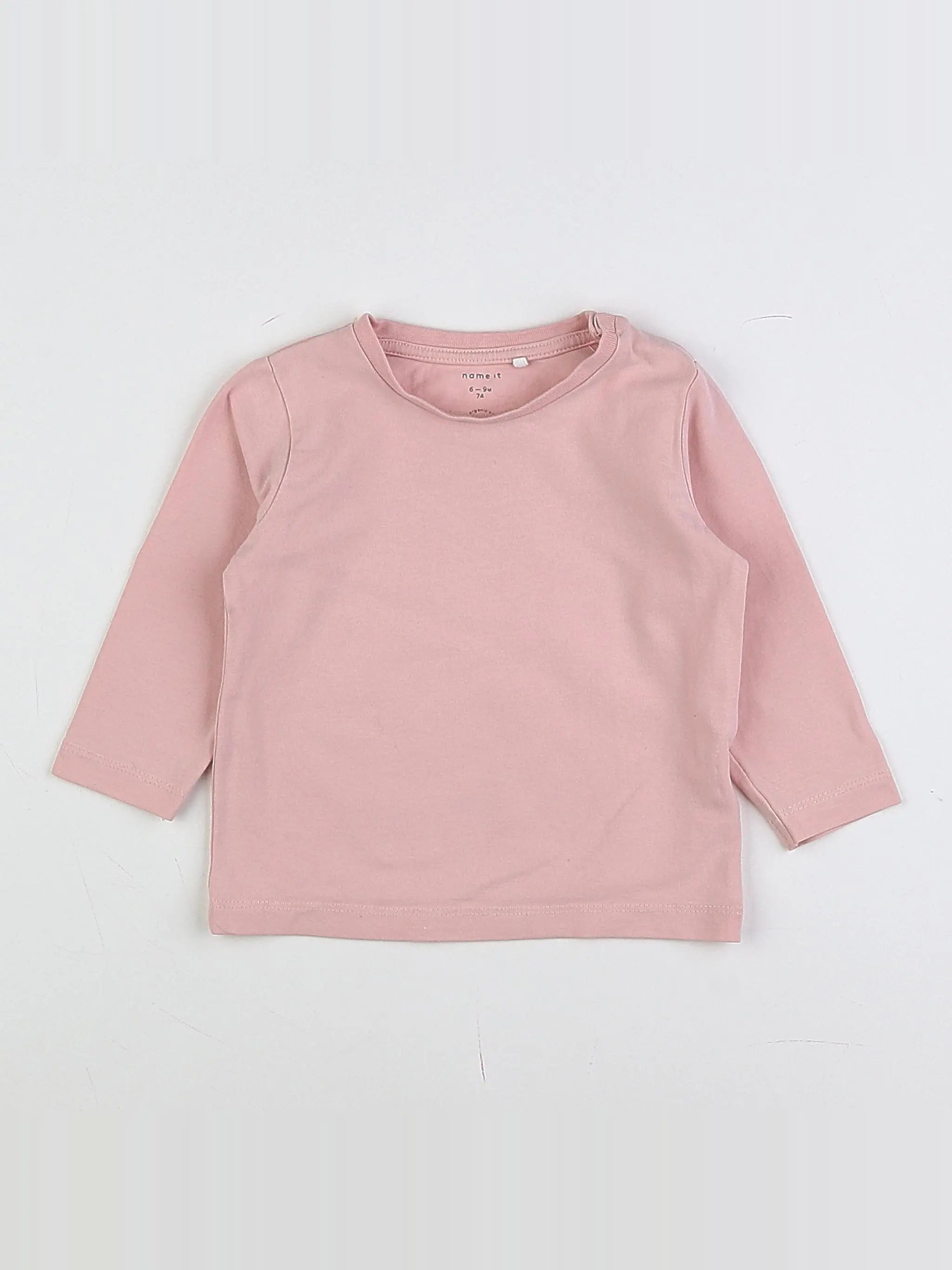 Name it - tee-shirt rose - 6/9 mois