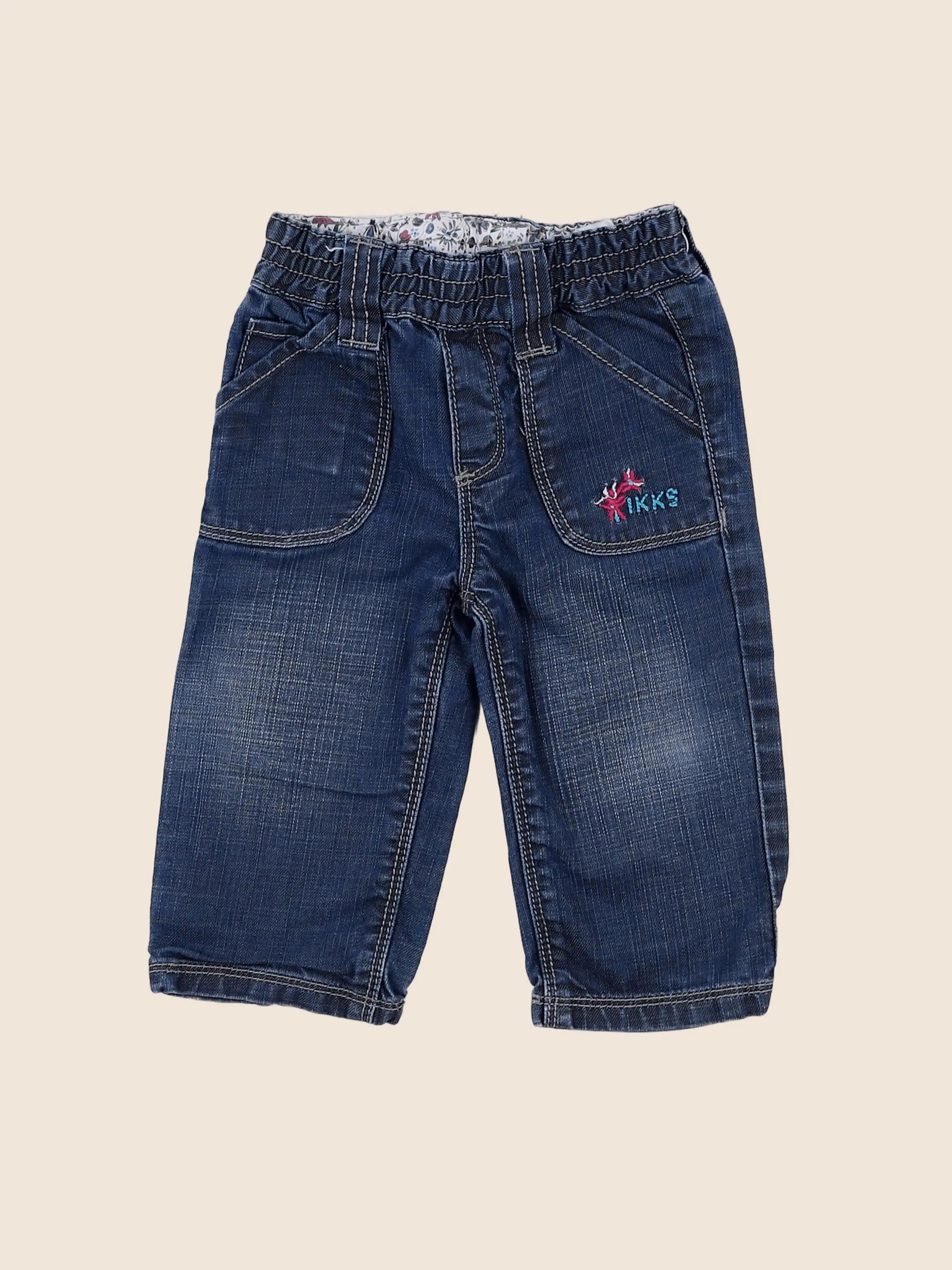 IKKS - jean bleu - 6 mois