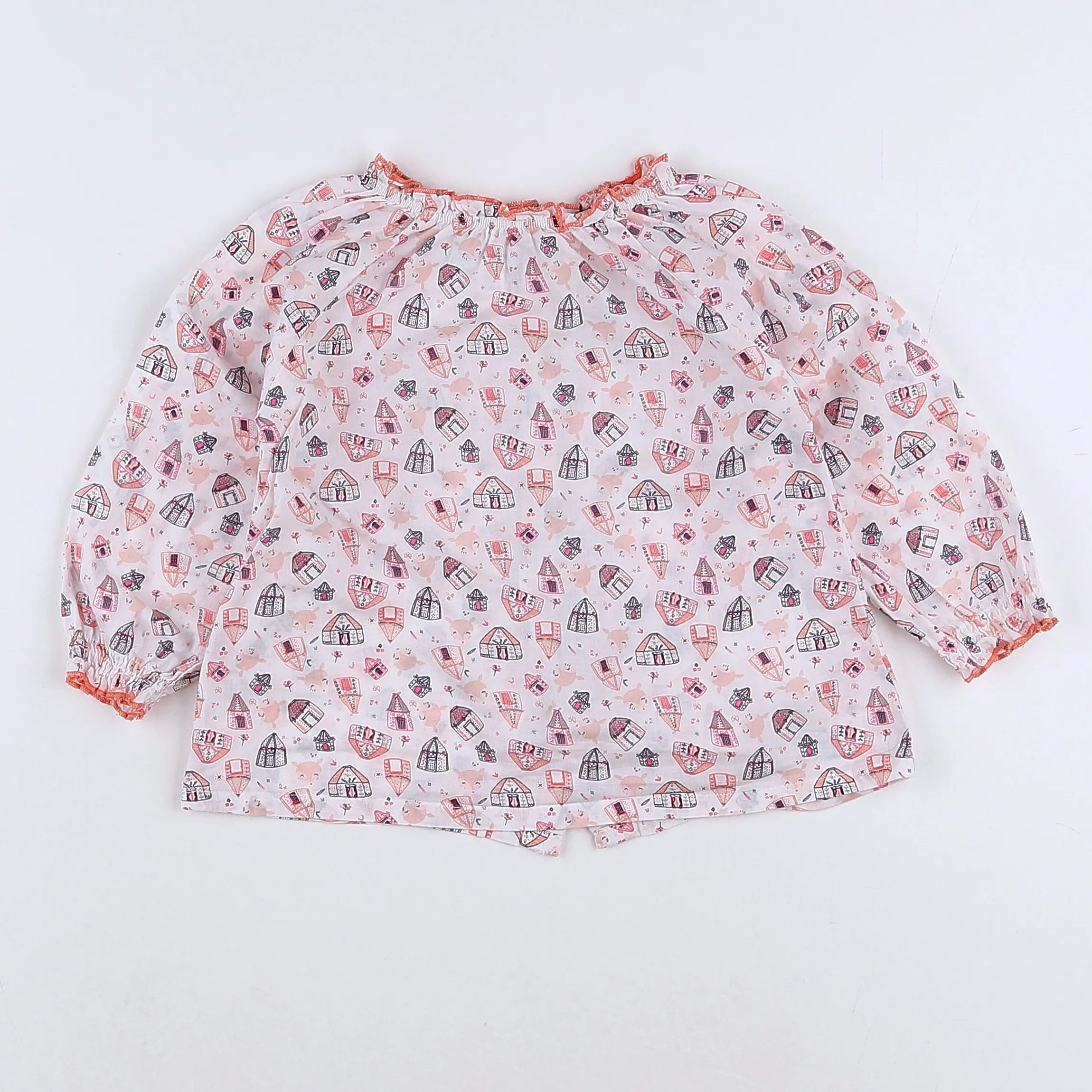 Vertbaudet - blouse blanc - 18 mois