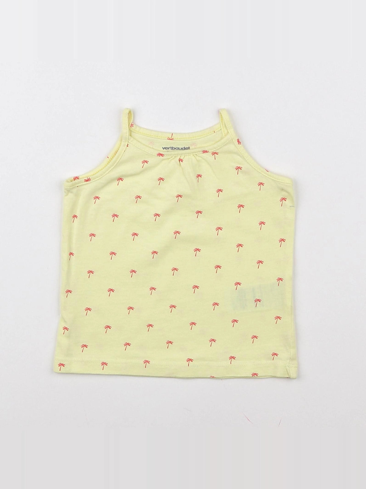 Vertbaudet - débardeur jaune - 9 mois