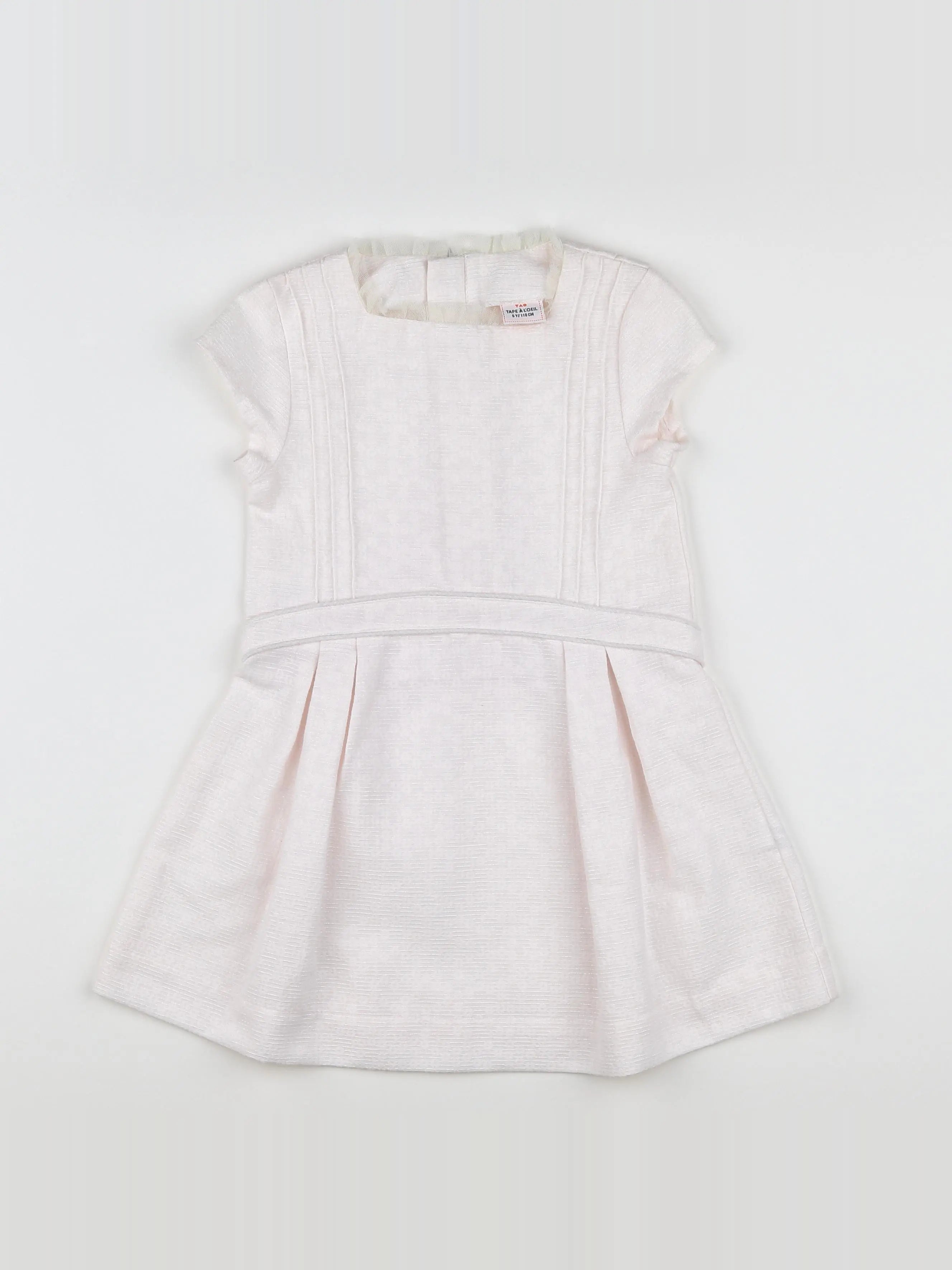 Tape à l'oeil - robe blanc - 5 ans