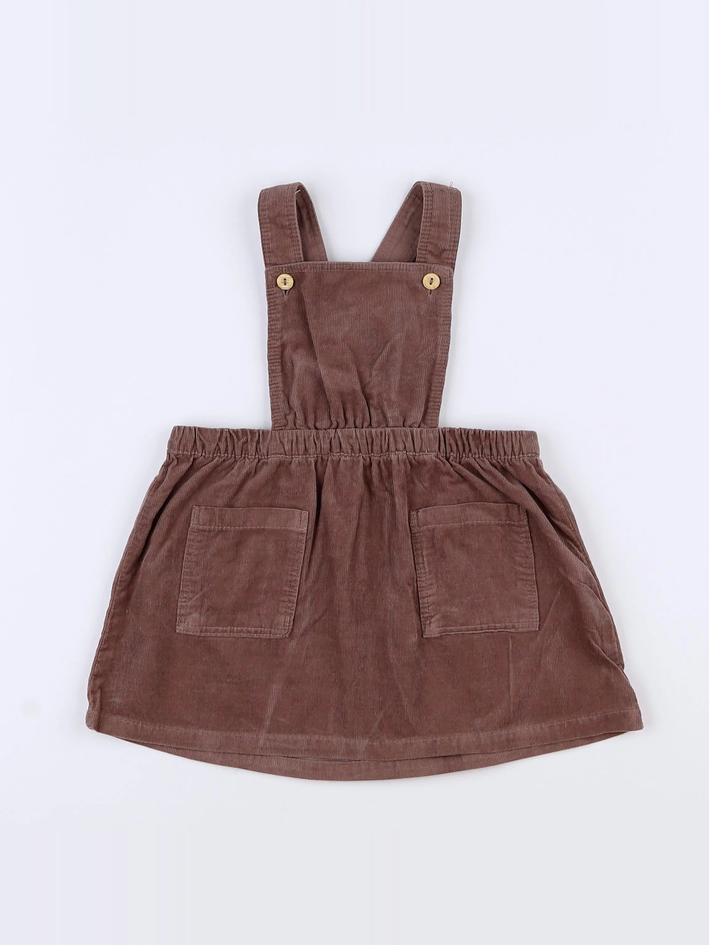 H&M - robe marron - 9 mois