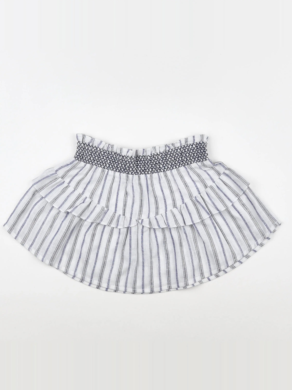 Louis Louise - jupe blanc, bleu (état neuf) - 4 ans