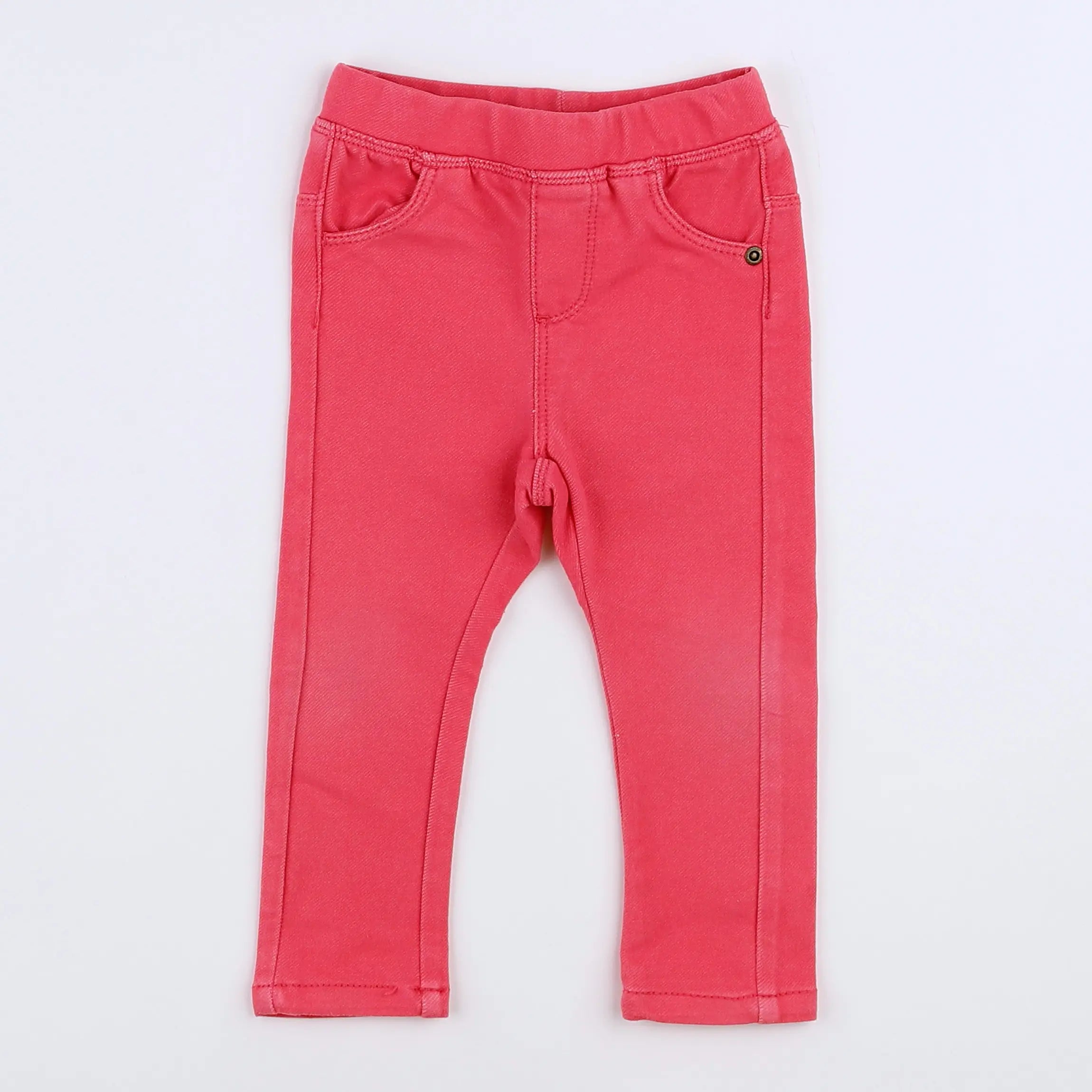 Vertbaudet - jegging rose - 12 mois
