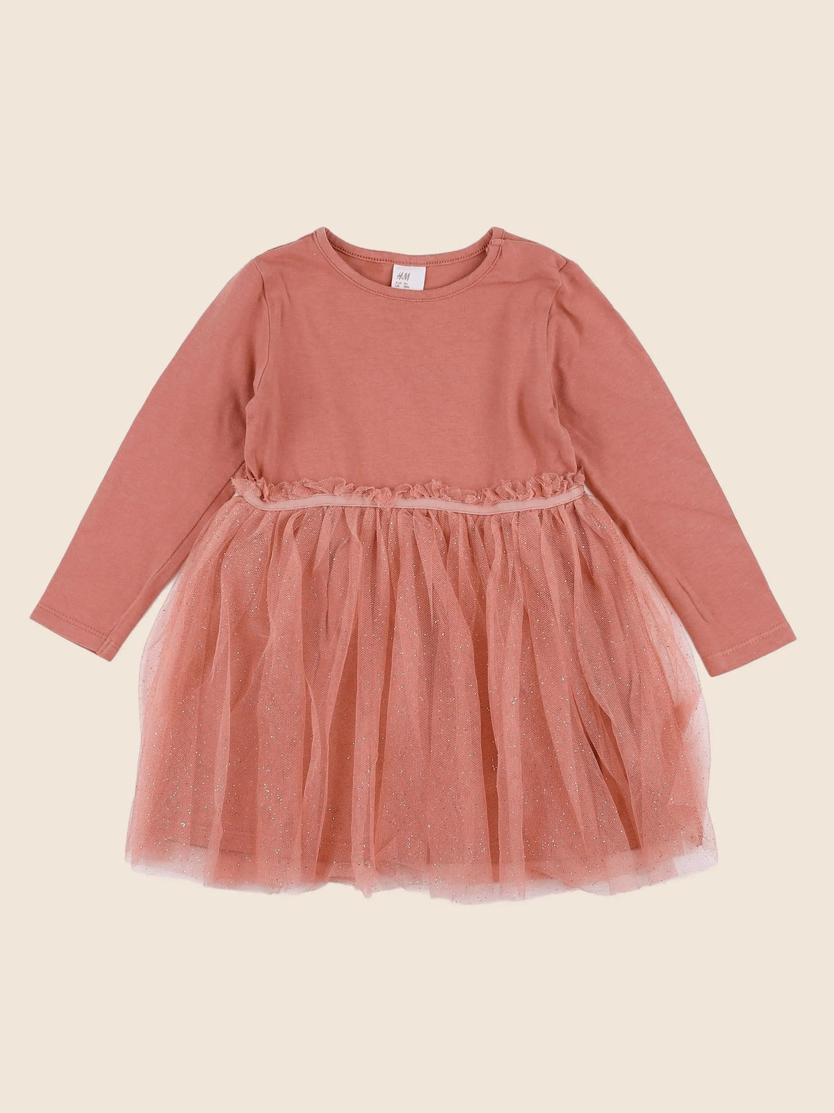 H&M - robe rose - 12/18 mois