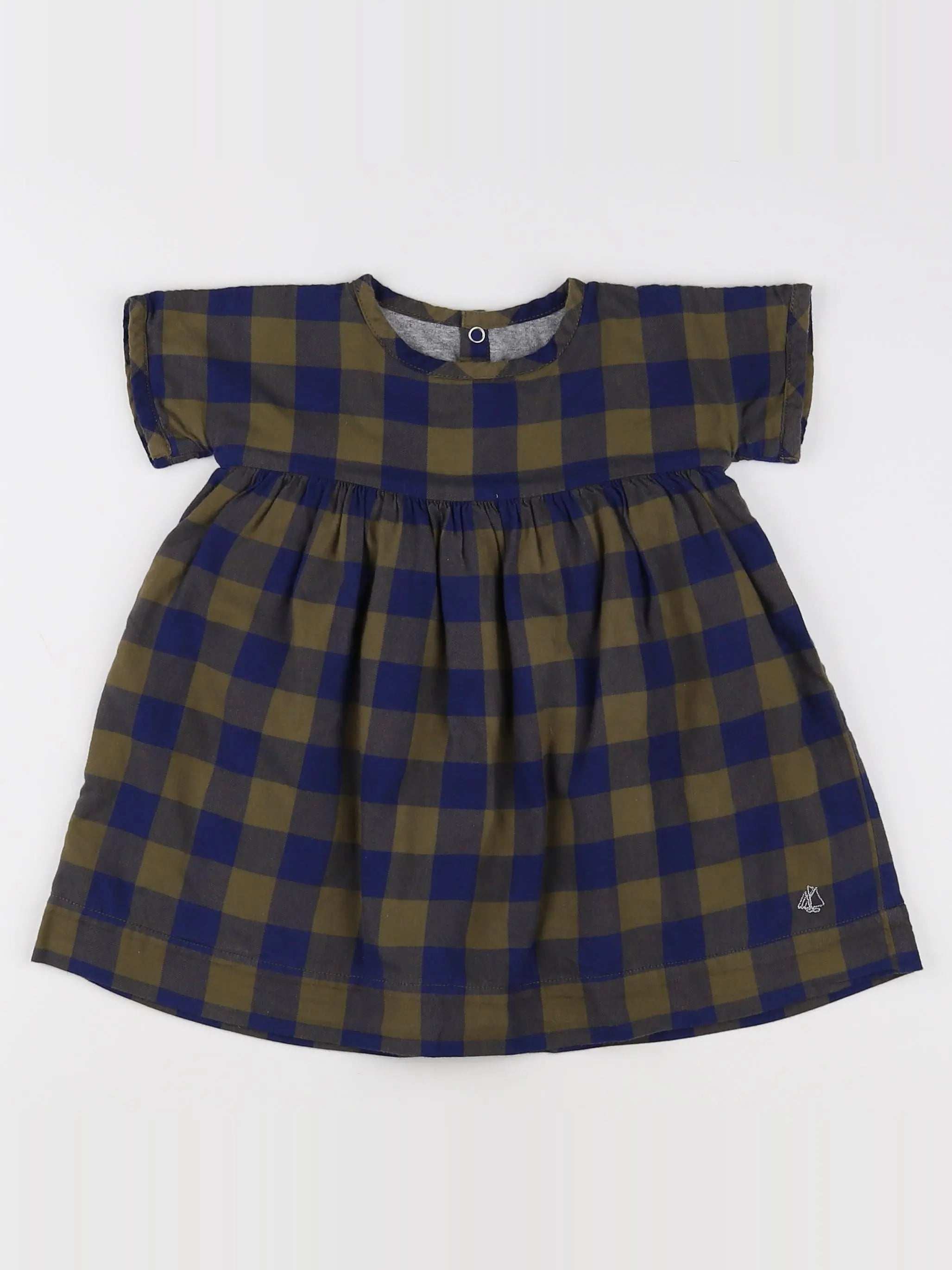 Petit Bateau - robe multicolore - 12 mois