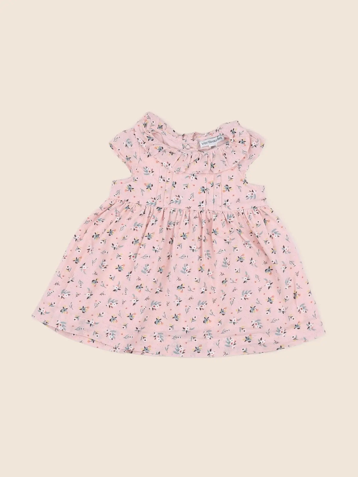 Vertbaudet - robe rose - 3 mois
