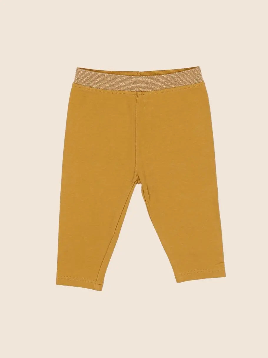 Vertbaudet - legging jaune, or - 3 mois