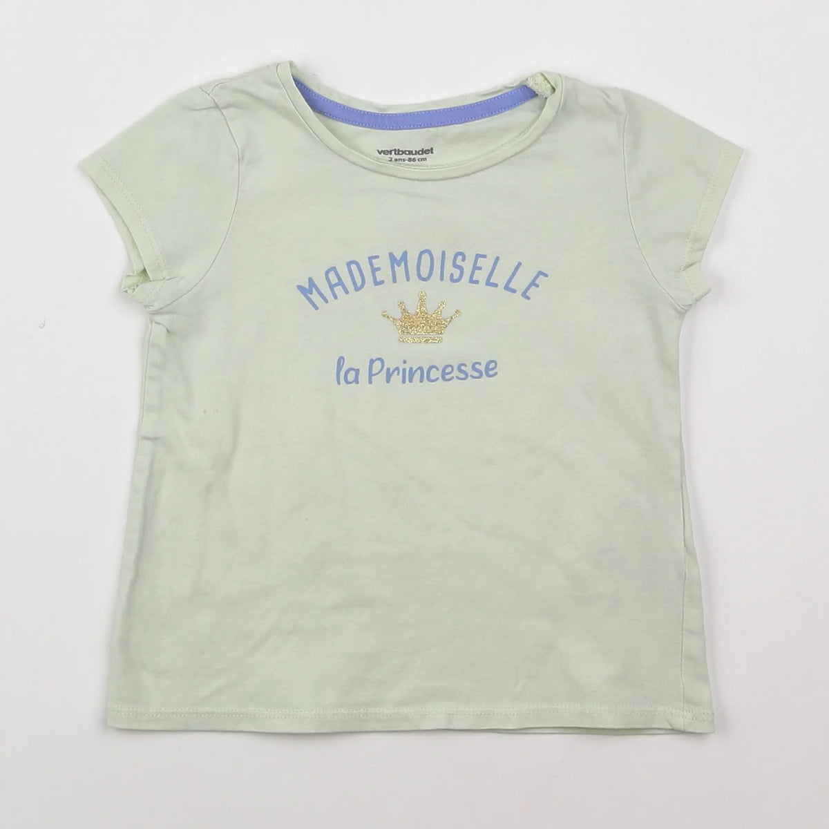 Vertbaudet - tee-shirt jaune - 2 ans