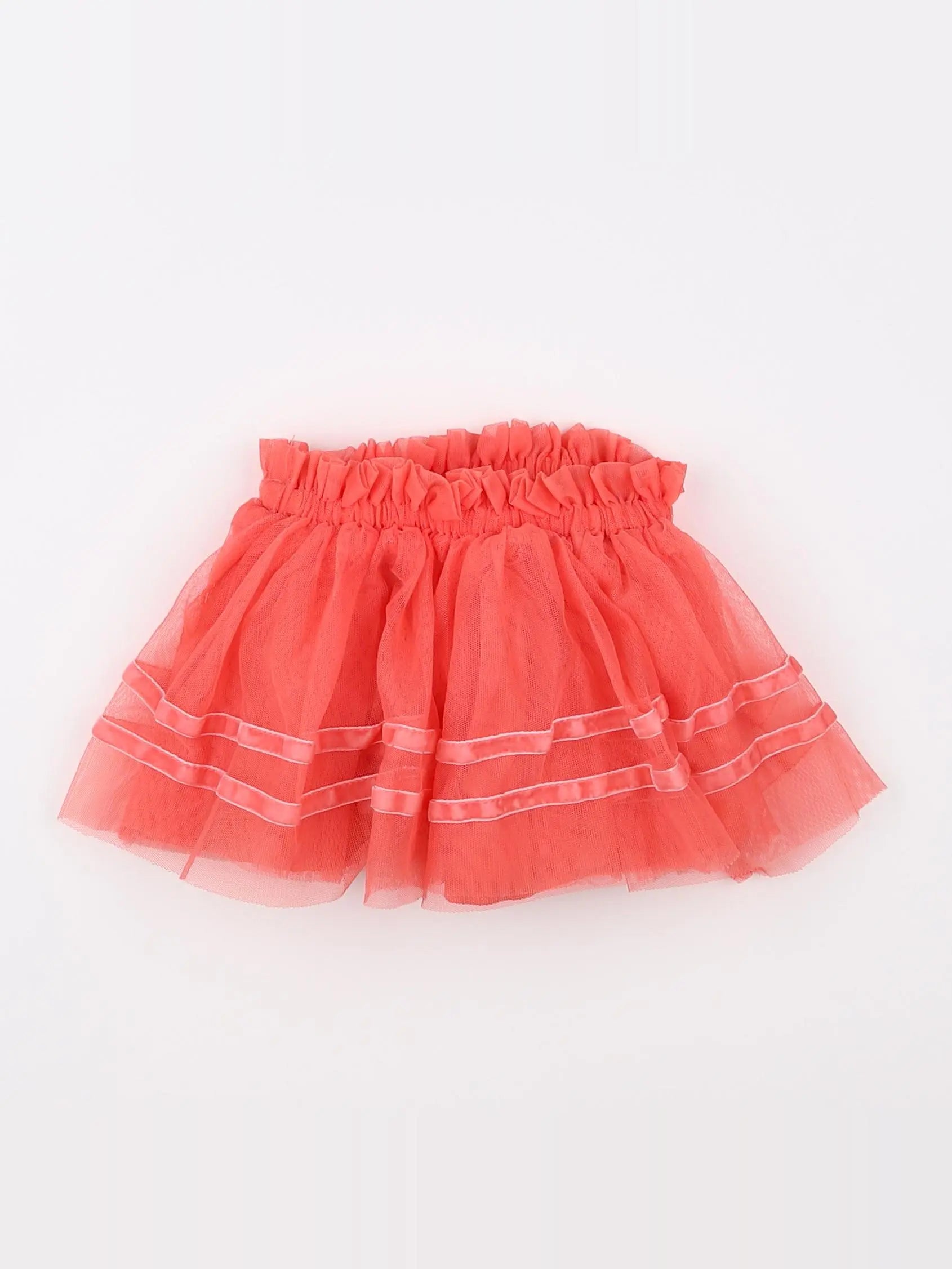 Vertbaudet - jupe rose - 9 mois