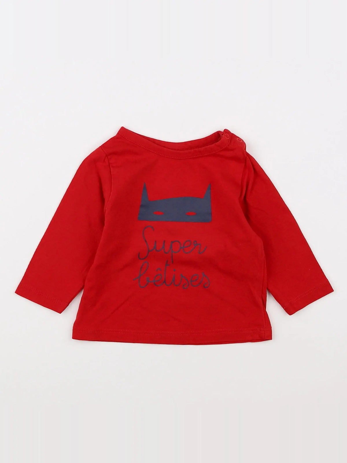 Tape à l'oeil - tee-shirt rouge - 3 mois