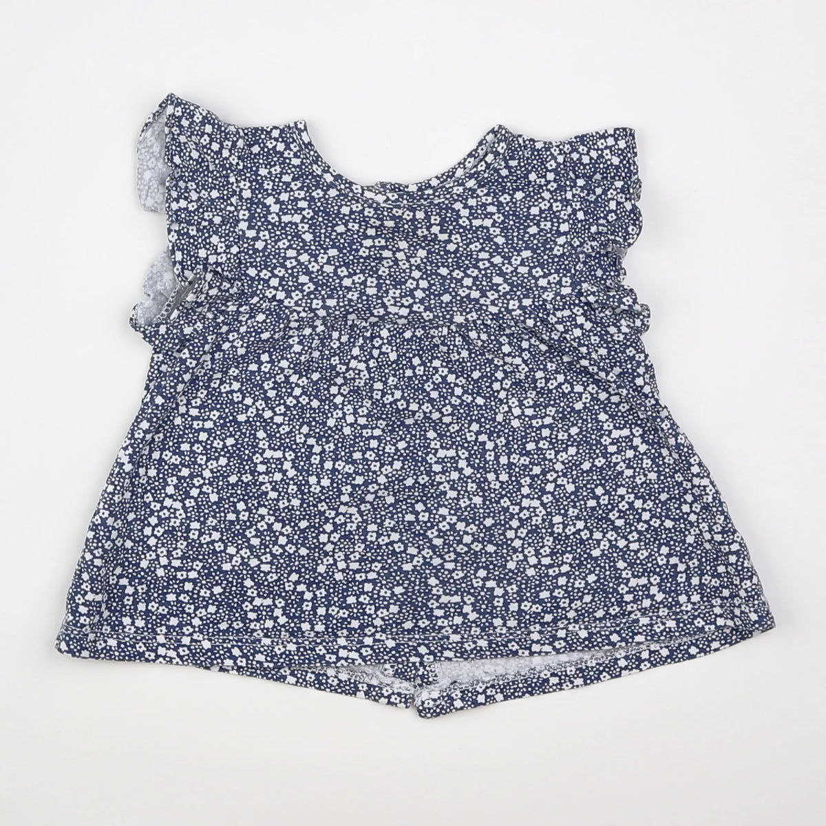 Vertbaudet - tee-shirt bleu - 6 mois