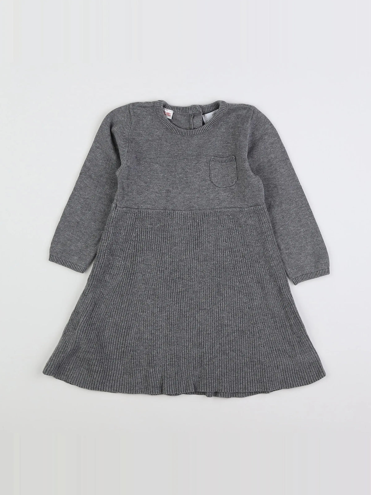 Mango - robe gris - 18 mois à 2 ans