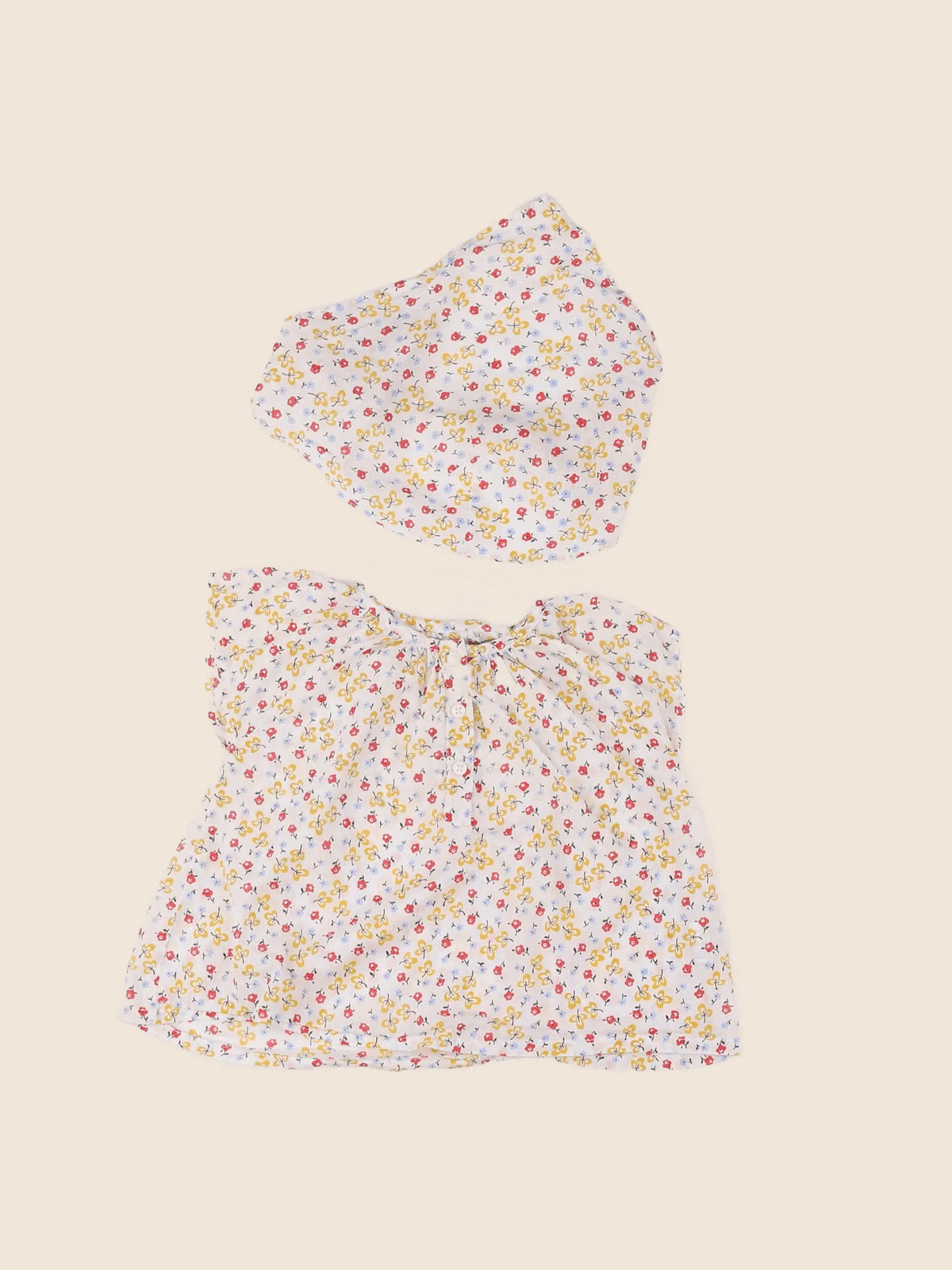Boutchou - blouse beige - 12 mois