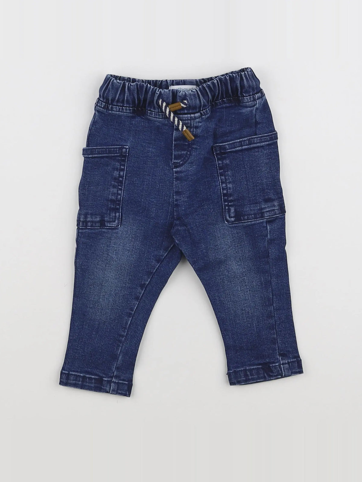 Vertbaudet - jean bleu - 9 mois