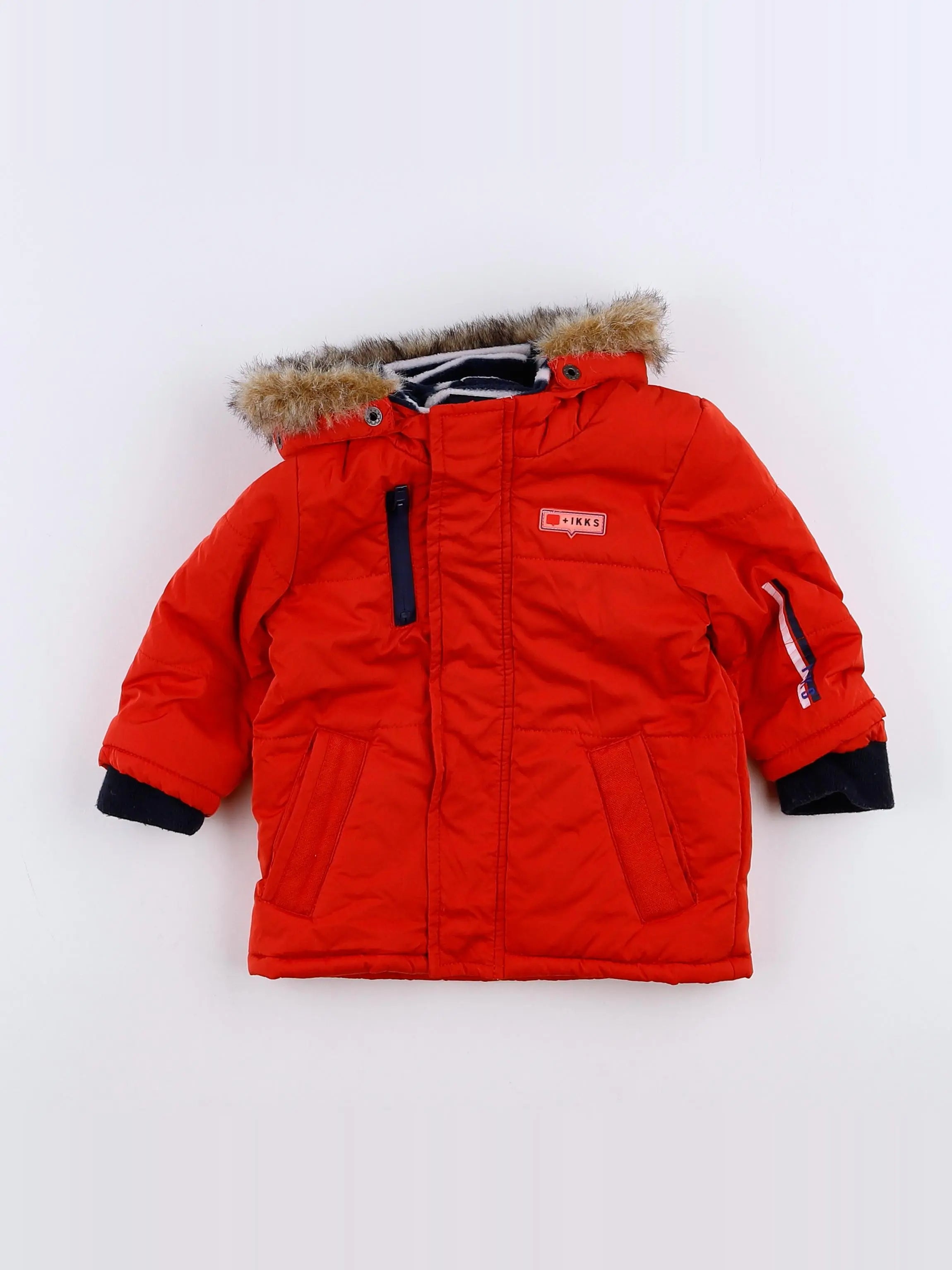 IKKS - parka rouge - 6 mois