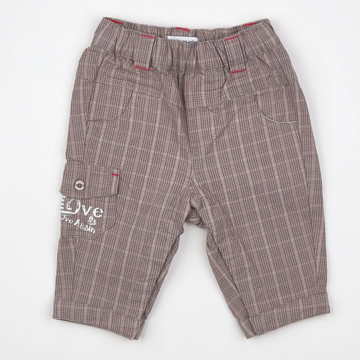 Vertbaudet - pantalon marron - 3 mois