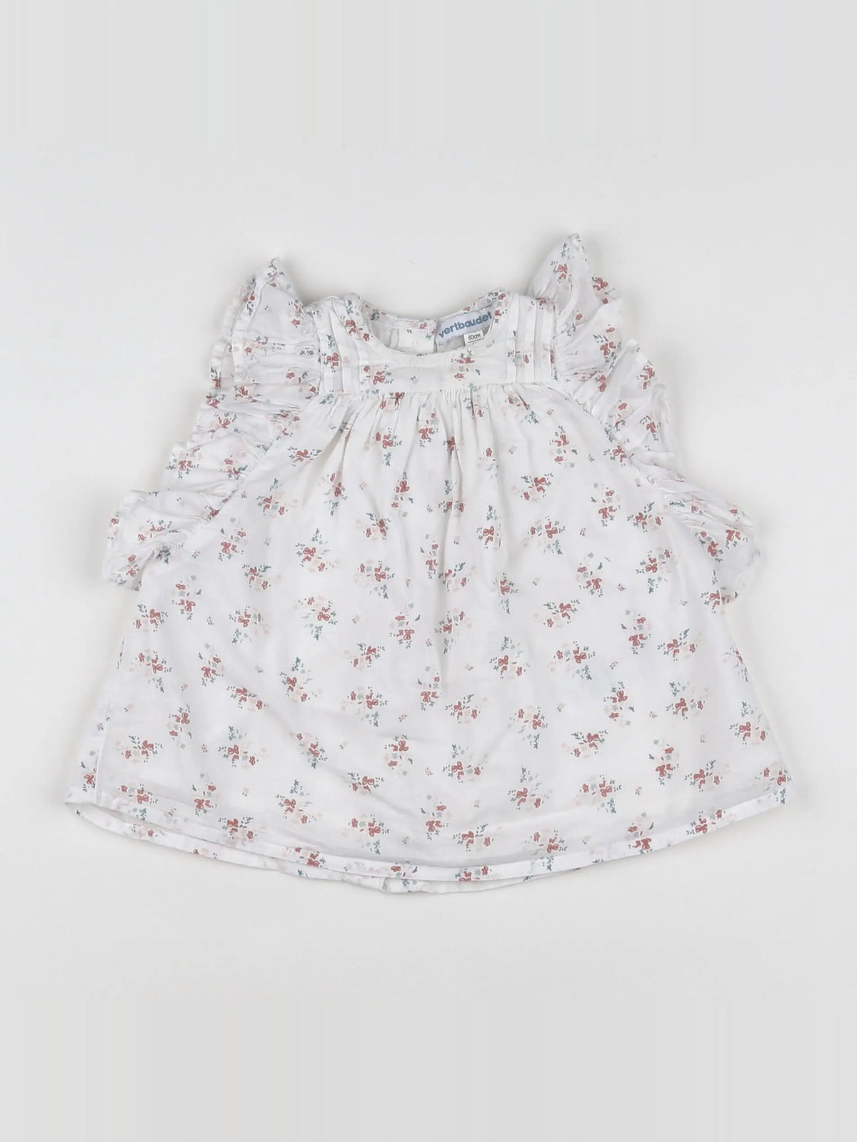 Vertbaudet - robe blanc - 3 mois