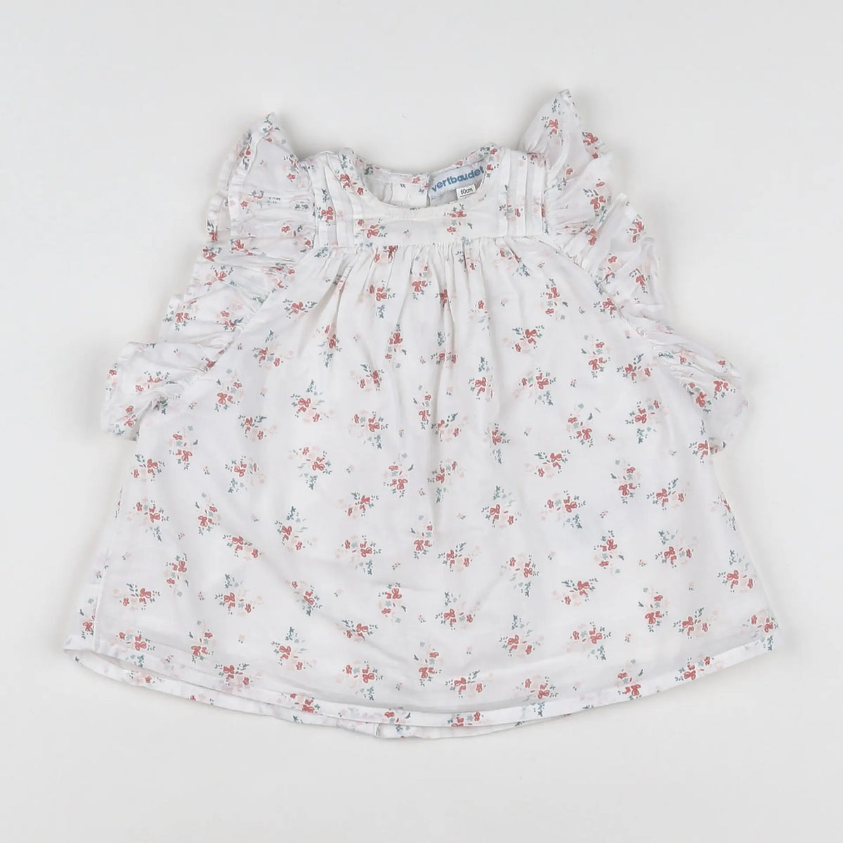 Vertbaudet - robe blanc - 3 mois