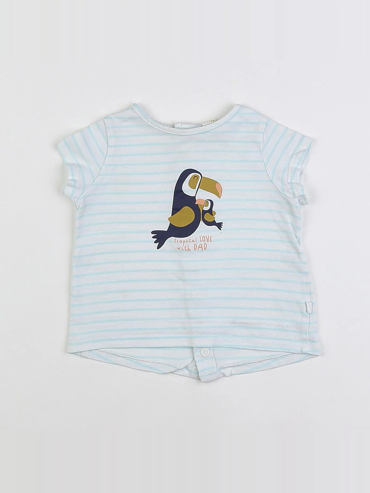 Tape à l'oeil - tee-shirt bleu - 9 mois