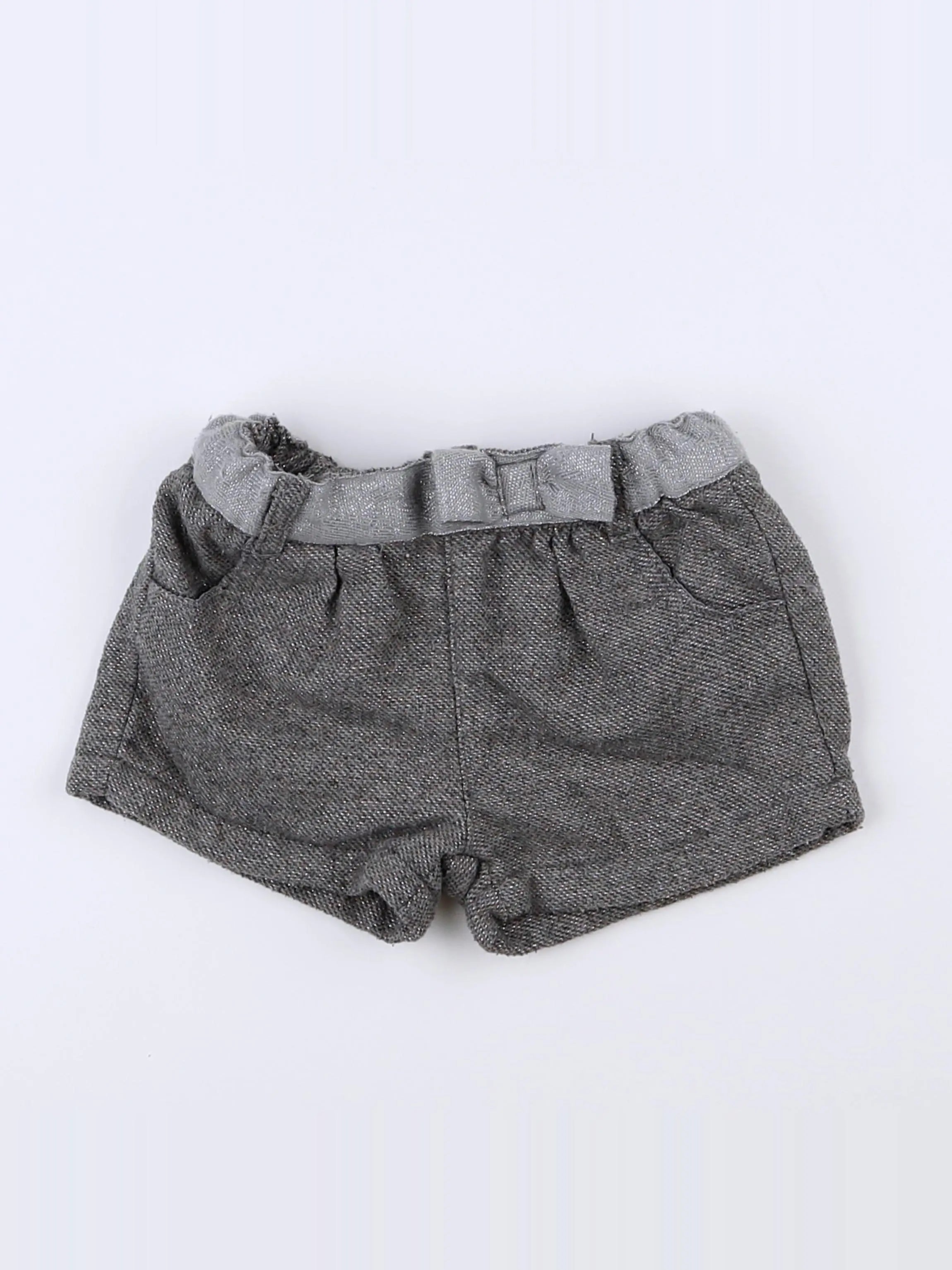 Vertbaudet - short gris - 9 mois