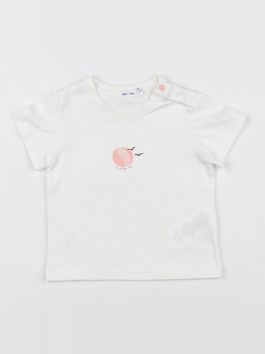 Absorba - tee-shirt blanc - 9 mois