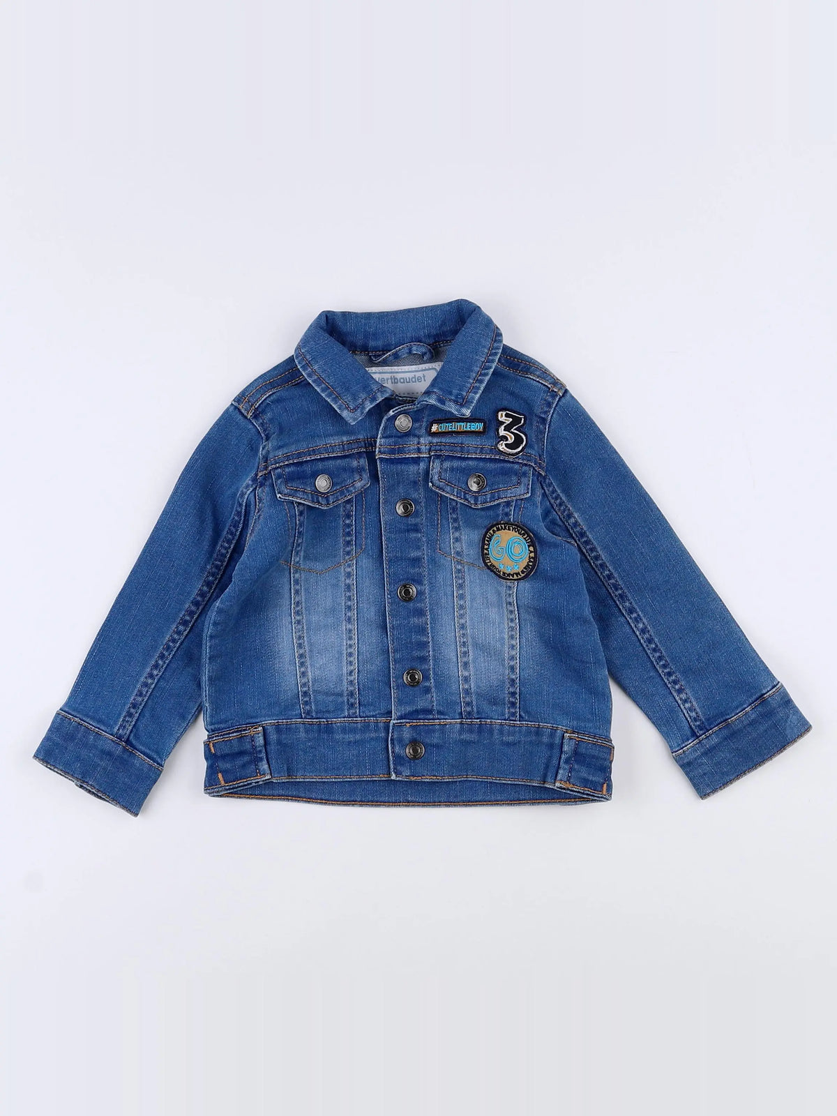 Vertbaudet - veste bleu - 18 mois