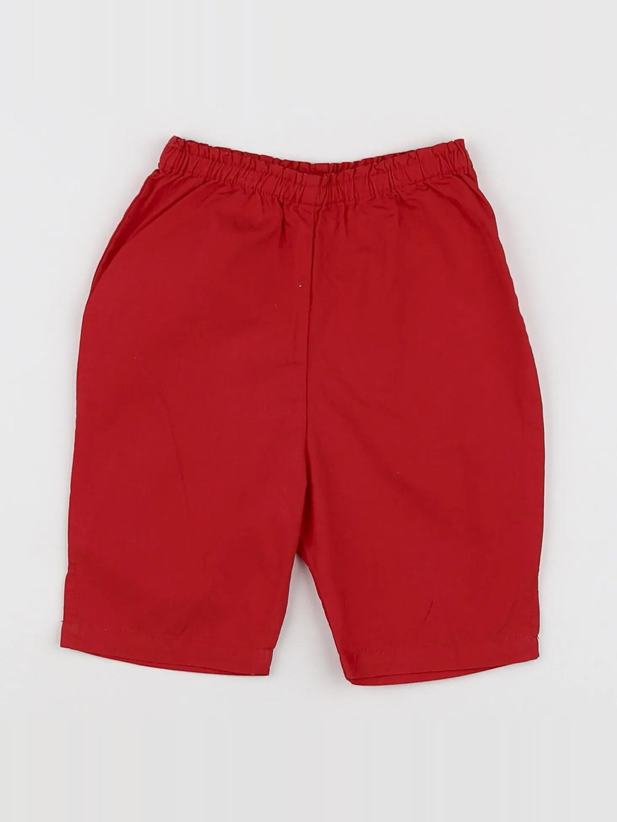 Natalys - pantacourt rouge - 12 mois