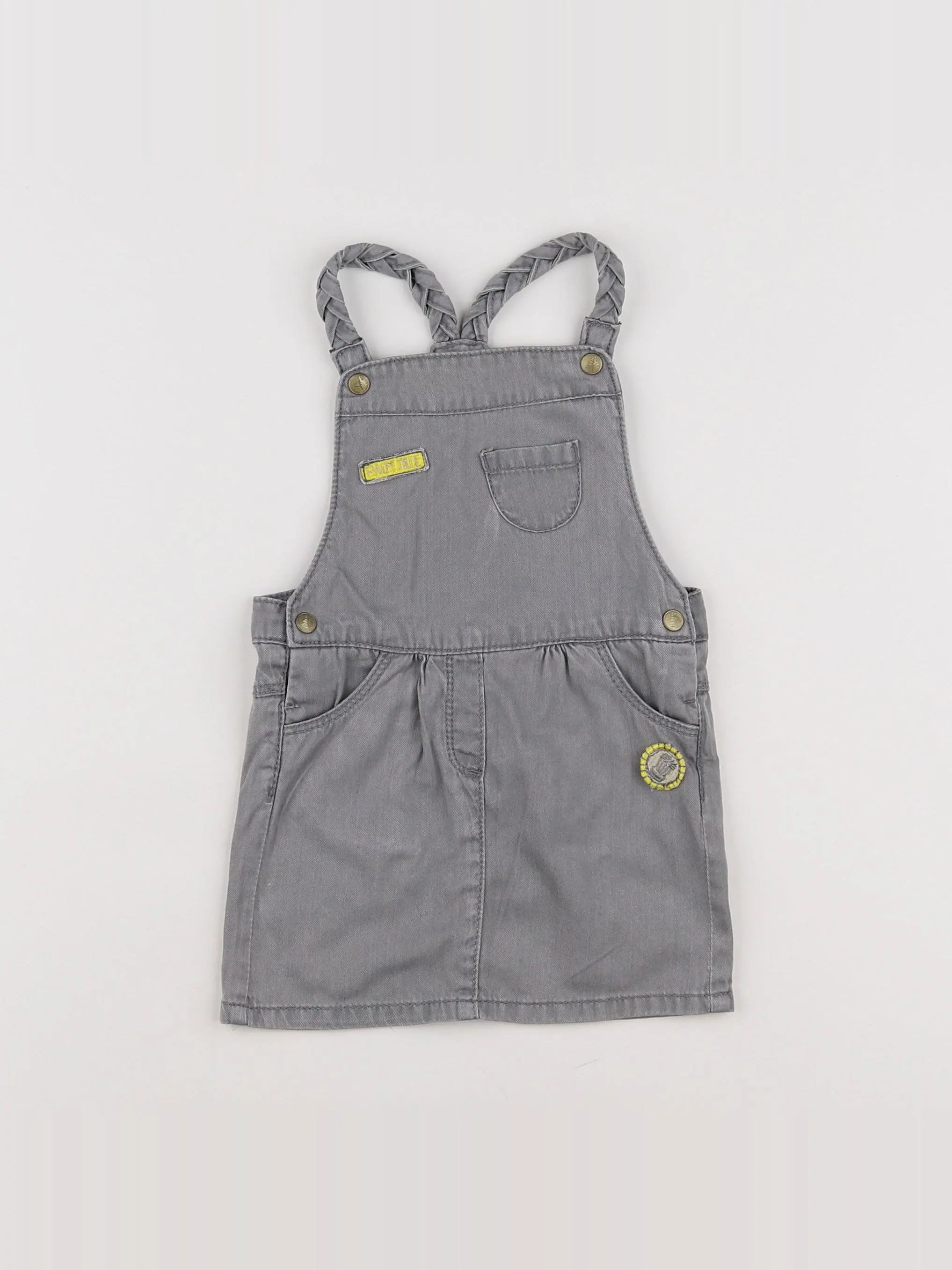Tape à l'oeil - robe gris - 18 mois