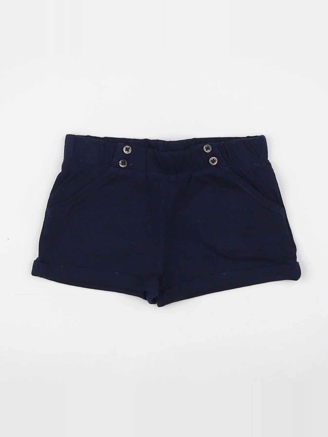 Boutchou - short bleu - 9 mois