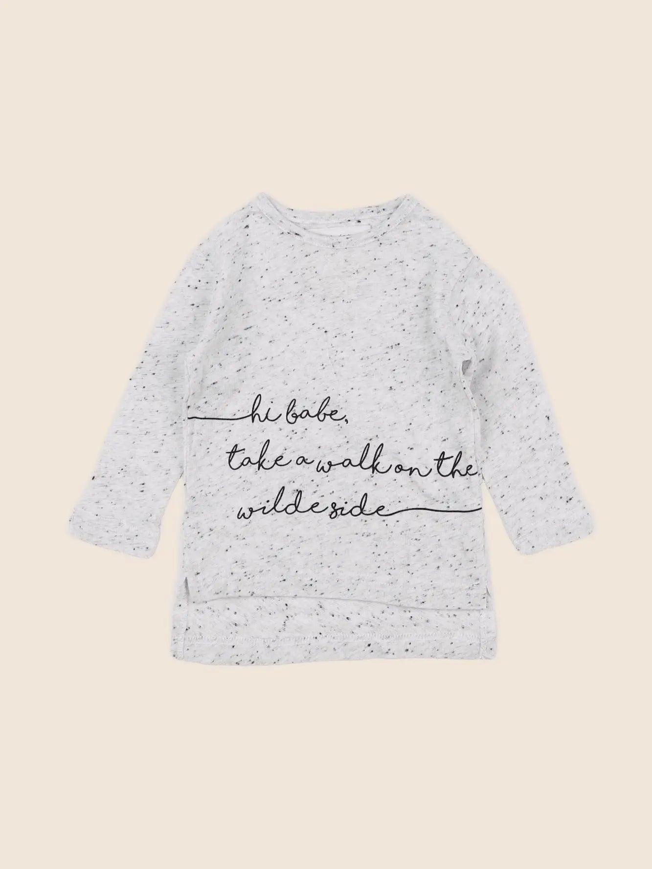 Little Indians - tee-shirt gris - 0/6 mois
