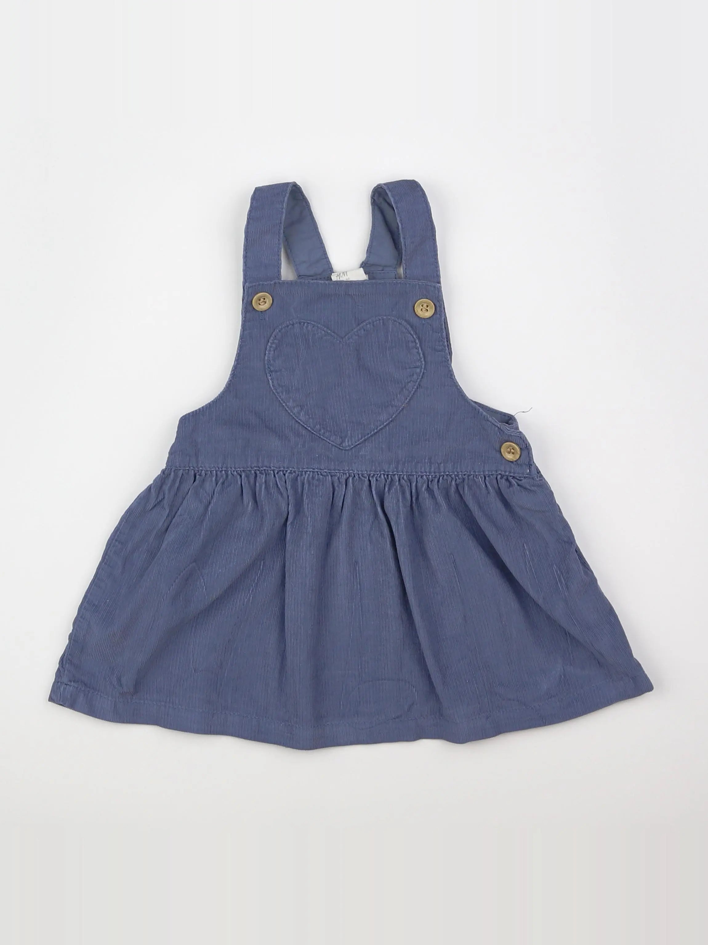 H&M - robe bleu - 3/6 mois