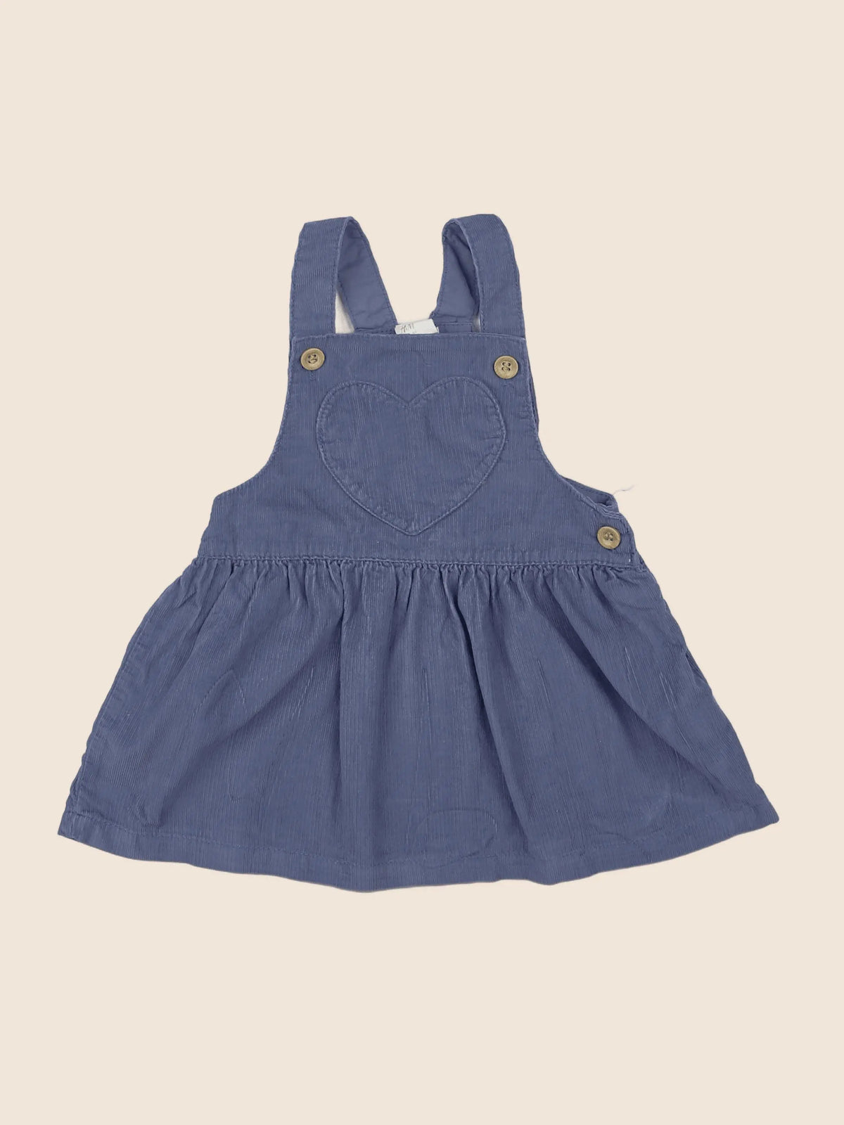 H&M - robe bleu - 3/6 mois
