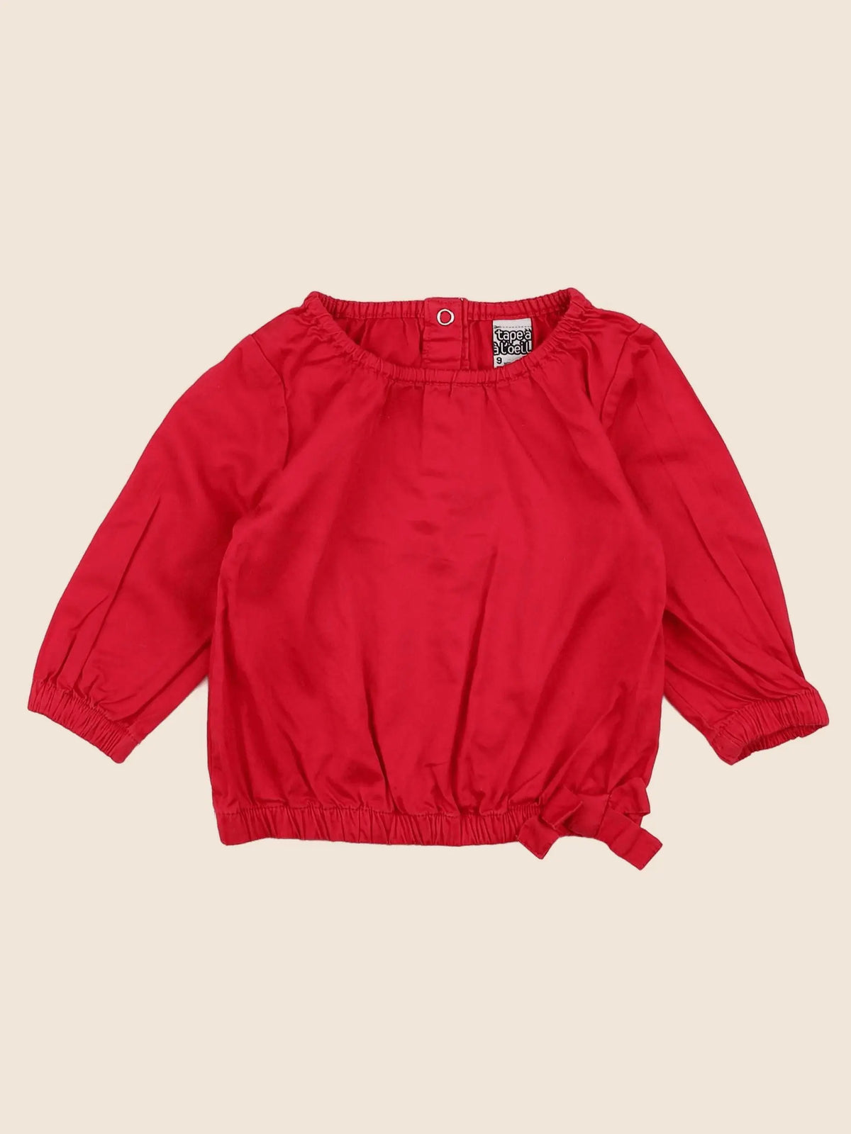 Tape à l'oeil - blouse rose - 9 mois